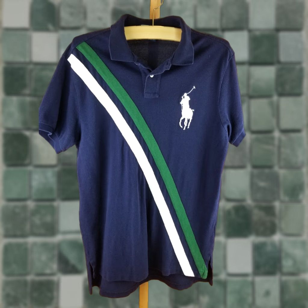Polo Ralph Lauren VINTAGE RALPH LAUREN POLO SHIRT NAVY BIG PONY XLARGE POLO SHIRT MEN XL BLUE Size US XL / EU 56 / 4 - 1 Thumbnail