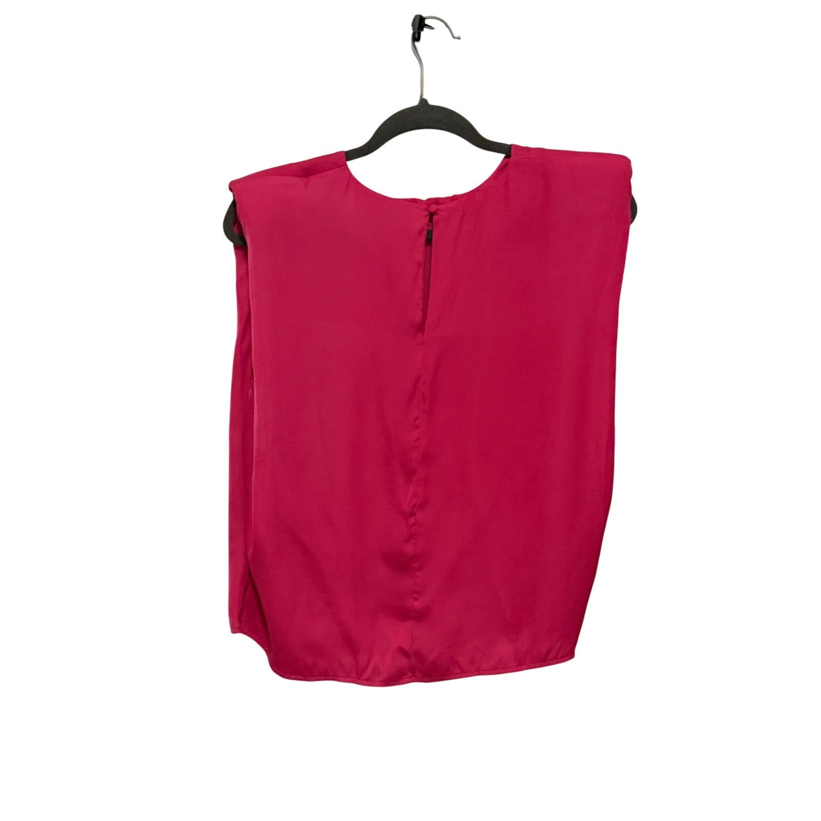Other TCEC Fuchsia Pink Crew Neck Sleeveless Lightweight Blouse Size M / US 6-8 / IT 42-44 - 7 Thumbnail