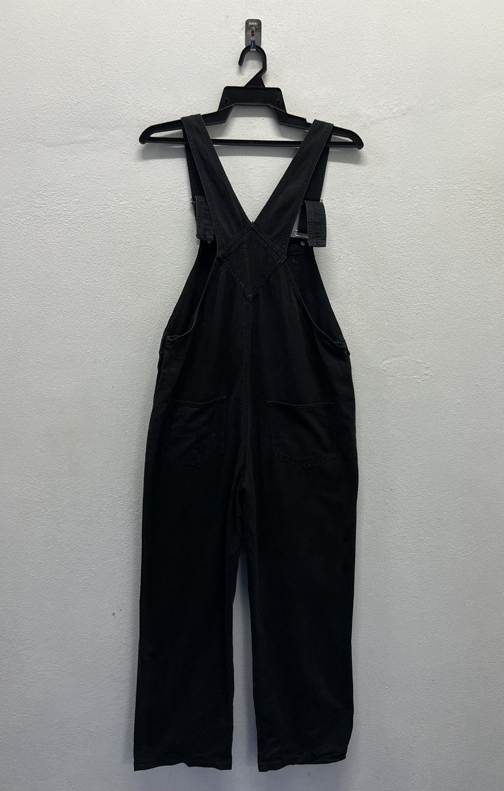 Japanese Brand × Vintage Vintage Y2K Style COZZA Black Cotton Overalls - Size L Size US 33 - 4 Thumbnail