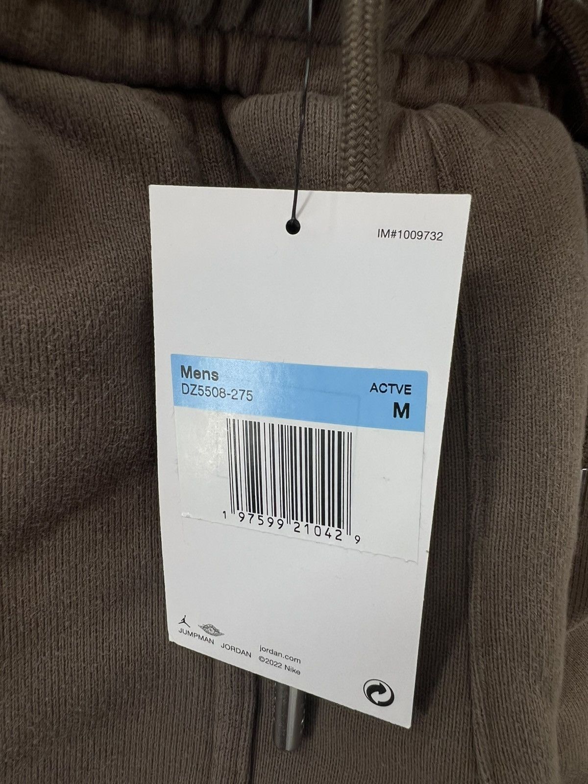 Jordan Brand Jordan x Travis Scott Fleece Pants Brown Medium DZ5508-275 Size US 34 / EU 50 - 4 Thumbnail