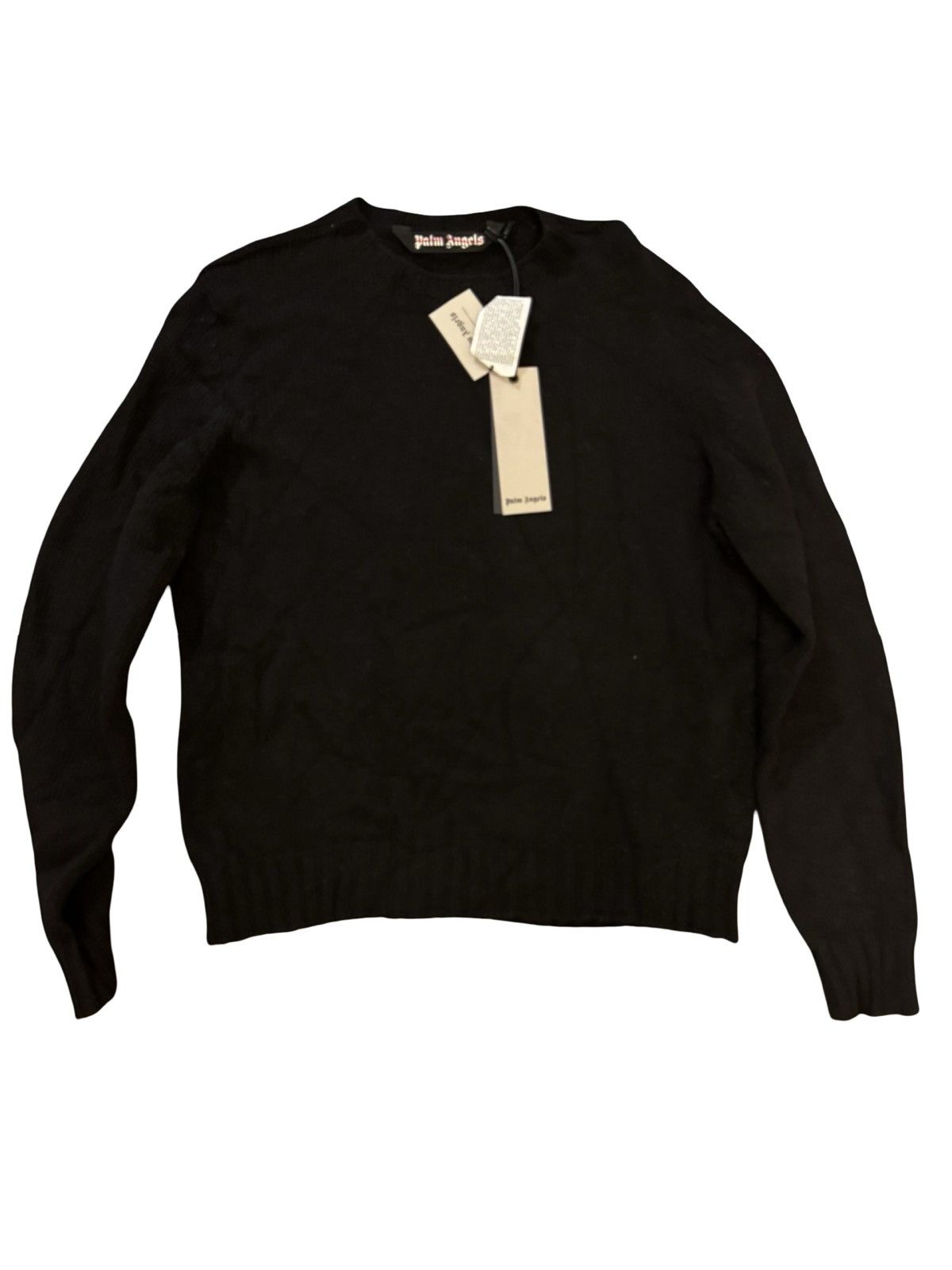 Palm Angels Palm Angels Rec Logo Sweater in Black NWT Sz S Size US S / EU 44-46 / 1 - 3 Thumbnail
