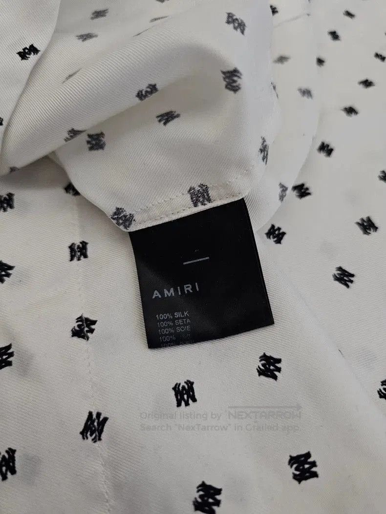 Amiri Amiri Men's Silk Short Sleeve Logo Shirt. Size US M / EU 48-50 / 2 - 6 Thumbnail