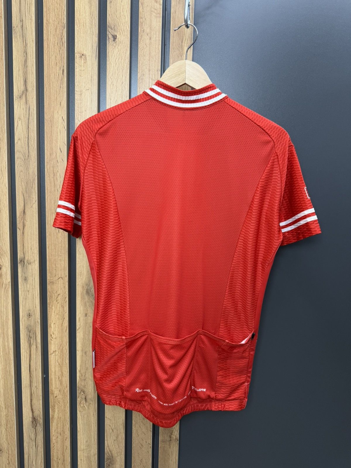 Other Cuore Cycling Jersey Ride With Passion Red White Full Zip M Size US M / EU 48-50 / 2 - 11 Thumbnail