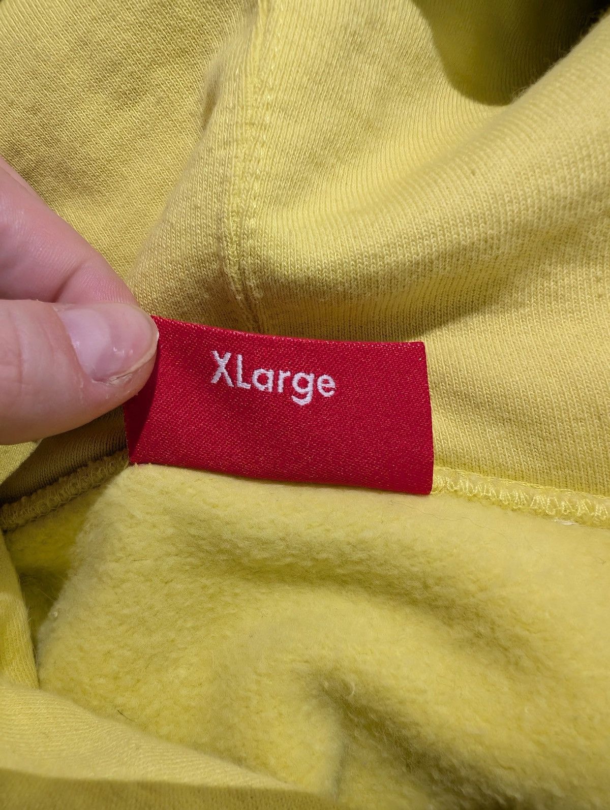 Supreme Supreme Summer 2018 Lemon Diagonal Men's Hoodie Size XL Size US XL / EU 56 / 4 - 5 Thumbnail