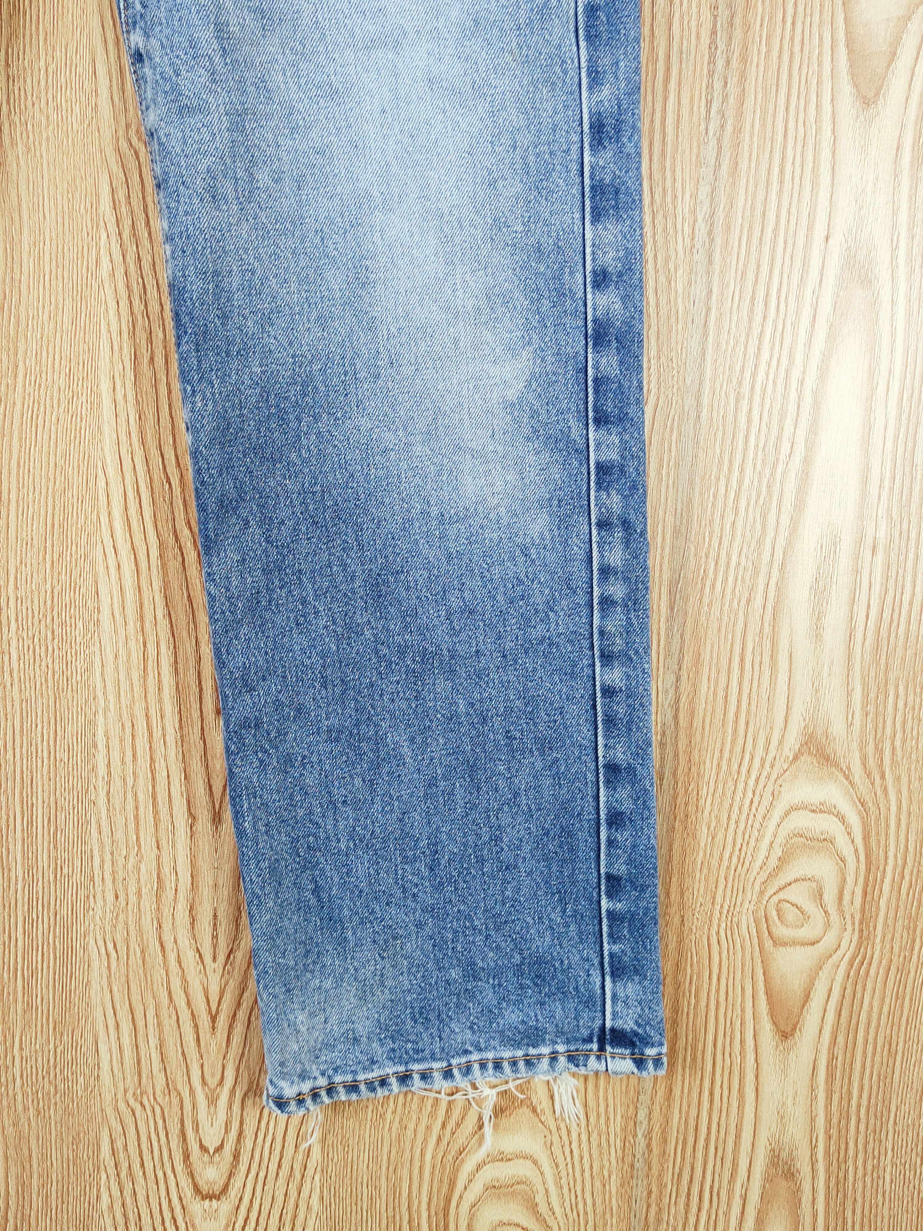Japanese Brand Japanese Brand Blue Distressed Ripped denim Jeans #W802 Size US 28 / EU 44 - 6 Thumbnail
