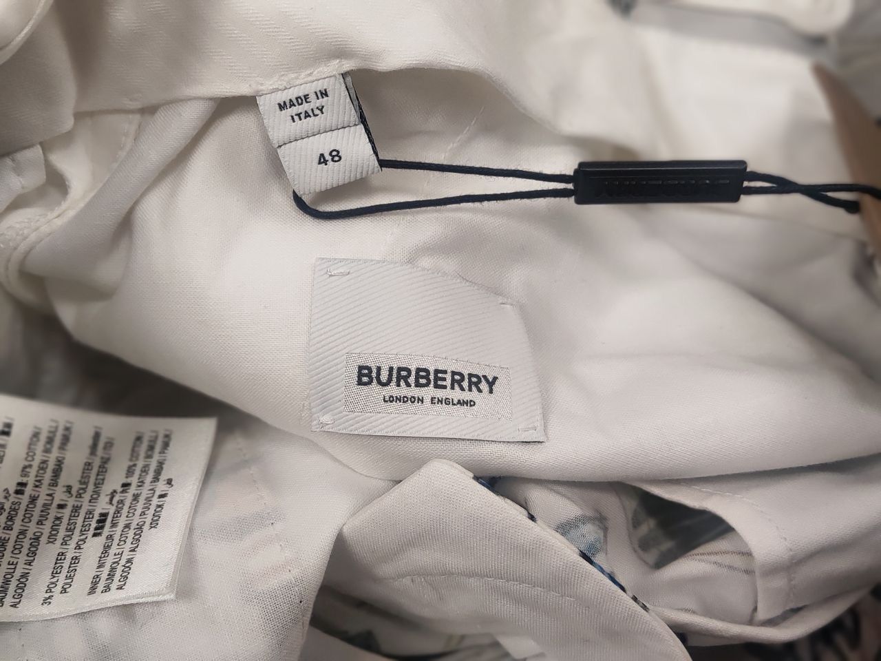 Burberry Rare Burberry By Marine Sketch Print Layered Silk Pants Size US 32 / EU 48 - 18 Thumbnail