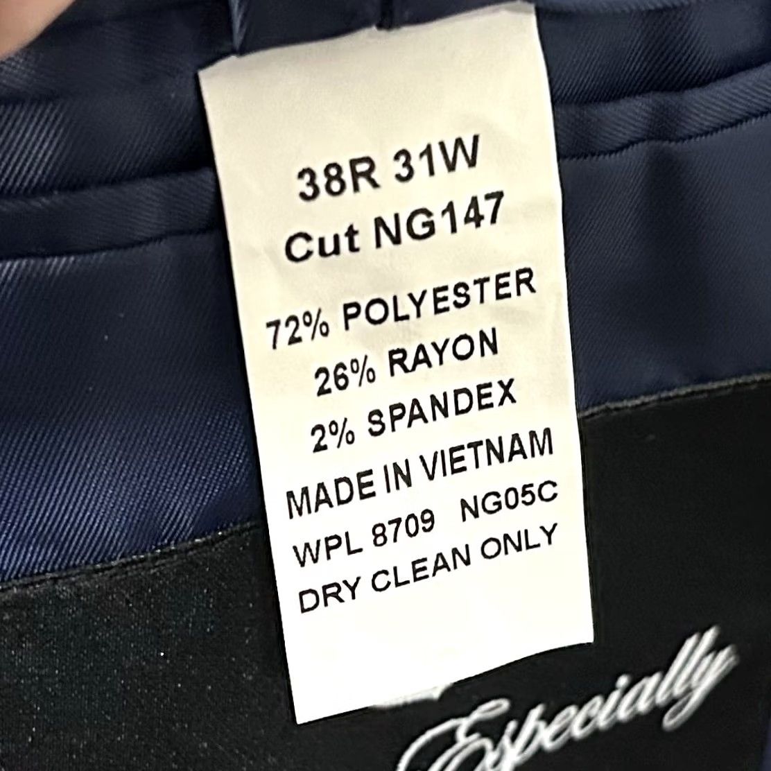Vintage Nick Graham Sport Coat Gray Plaid Two-Button Vented Modern Fit 38R Regular Men’s Col/Notch Lapel Single-Breasted NY Cut Jacket Size US XS / EU 42 / 0 - 4 Thumbnail