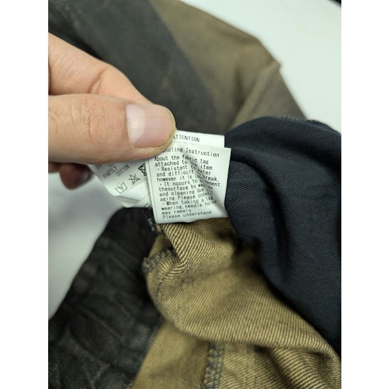 Maison MIHARA YASUHIRO o1rshd1 Amateur Sewn Wide Denim Jeans in Black Size US 32 / EU 48 - 22 Thumbnail