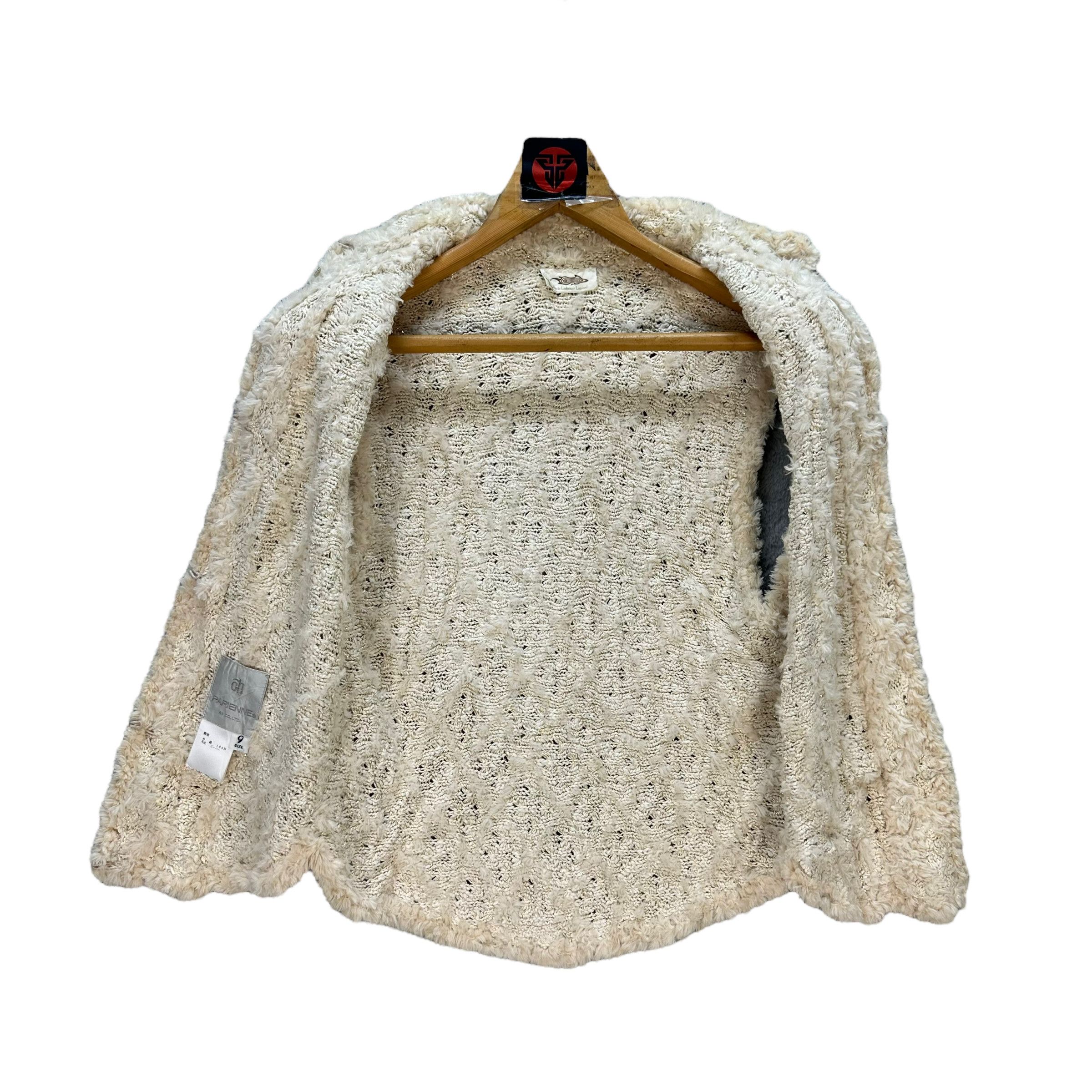 Vintage PAULA LISHMAN LIMITED KNITTED DYED BEAVER FUR VEST #7637-159 Size S / US 4 / IT 40 - 4 Thumbnail