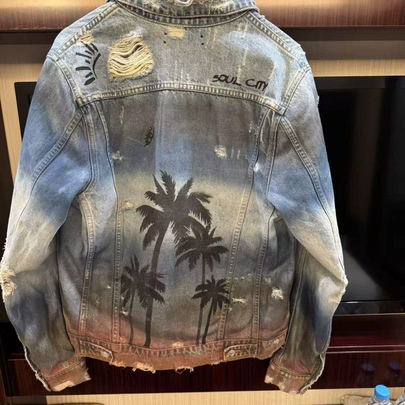 Amiri Amiri 18aw coconut denim jacket 2502-Nextarrow Size US M / EU 48-50 / 2 - 2 Thumbnail