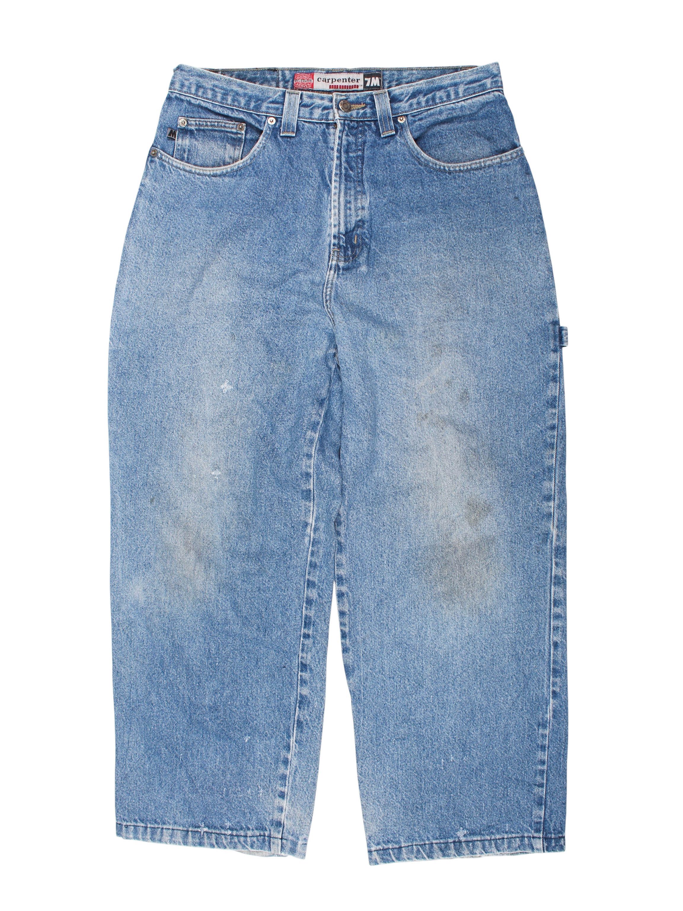 Jean Vintage Baggy Carpenter Jeans 90s Size US 32 / EU 48 - 2 Thumbnail