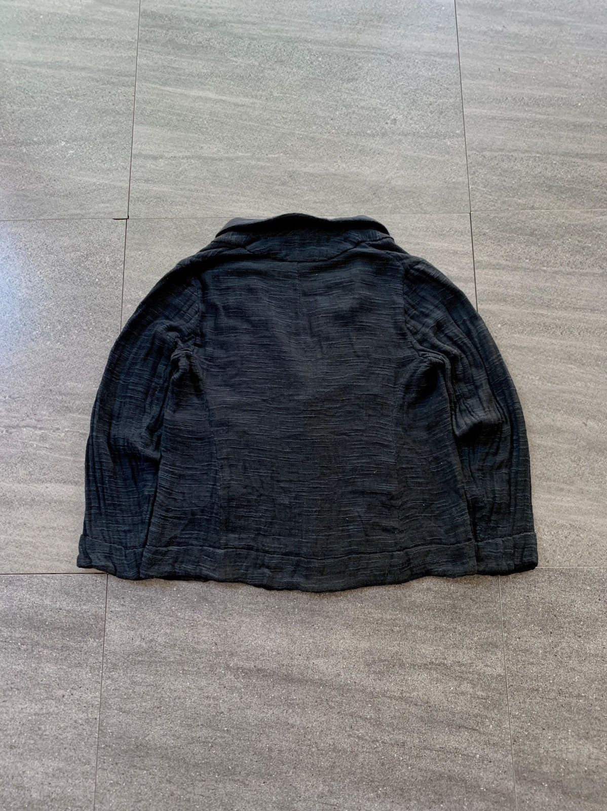 Yohji Yamamoto FREE TAX! Ys Knitted Textured Blazer Jacket Size US S / EU 44-46 / 1 - 4 Thumbnail
