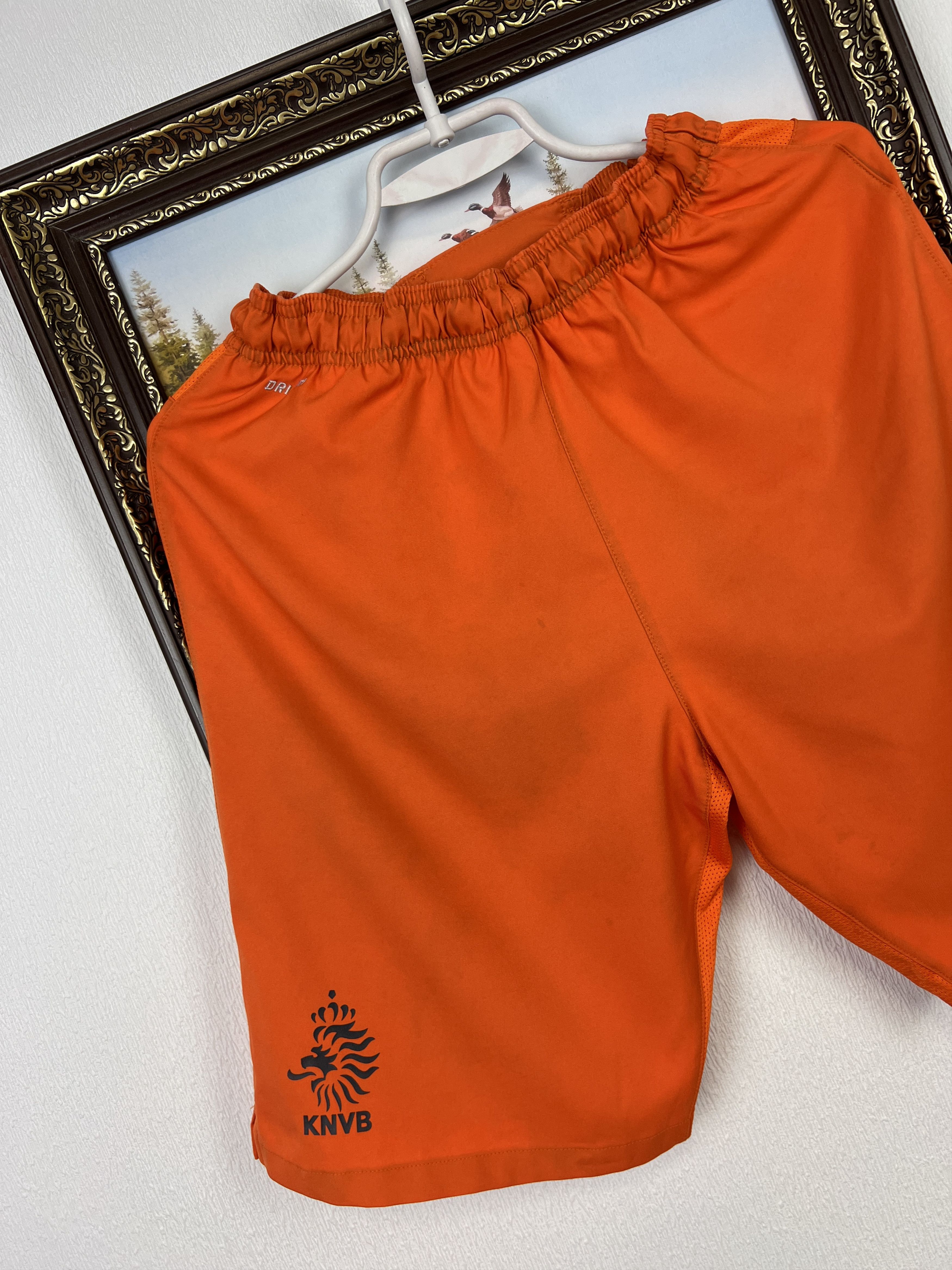 Nike Nike Orange Netherlands Holland Football Shorts S Size US 30 / EU 46 - 3 Thumbnail