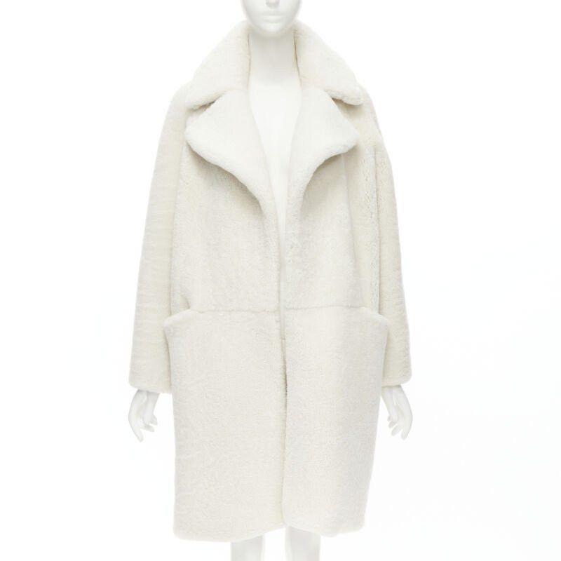 Other MARTIN GRANT 100% lambskin shearling white oversized Teddy winter coat FR36 S Size XS / US 0-2 / IT 36-38 - 1 Thumbnail