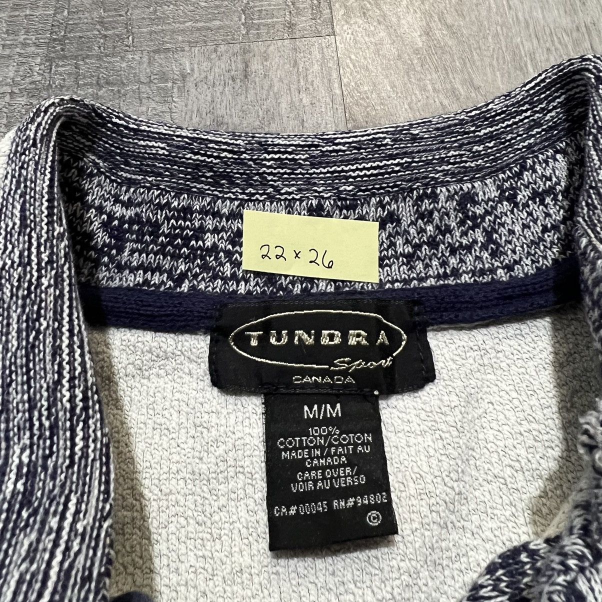 Tundra Canada × Vintage VTG Tundra Denver Broncos Textured Knit 90s NFL Sweater Size US M / EU 48-50 / 2 - 6 Thumbnail