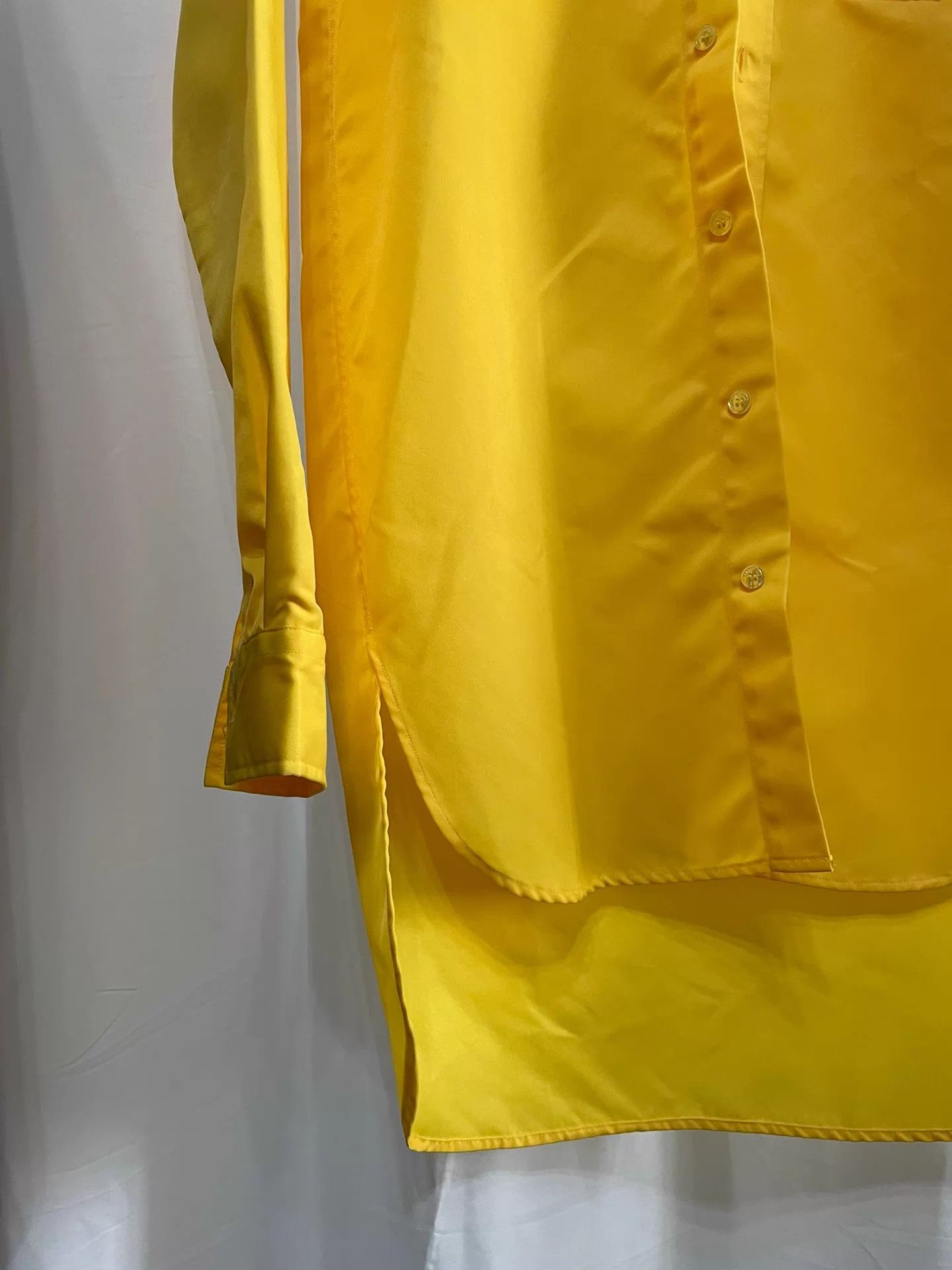 Raf Simons Raf Simons 08ss Vintage Ginger Yellow LS Shirt 46L Size US S / EU 44-46 / 1 - 4 Thumbnail