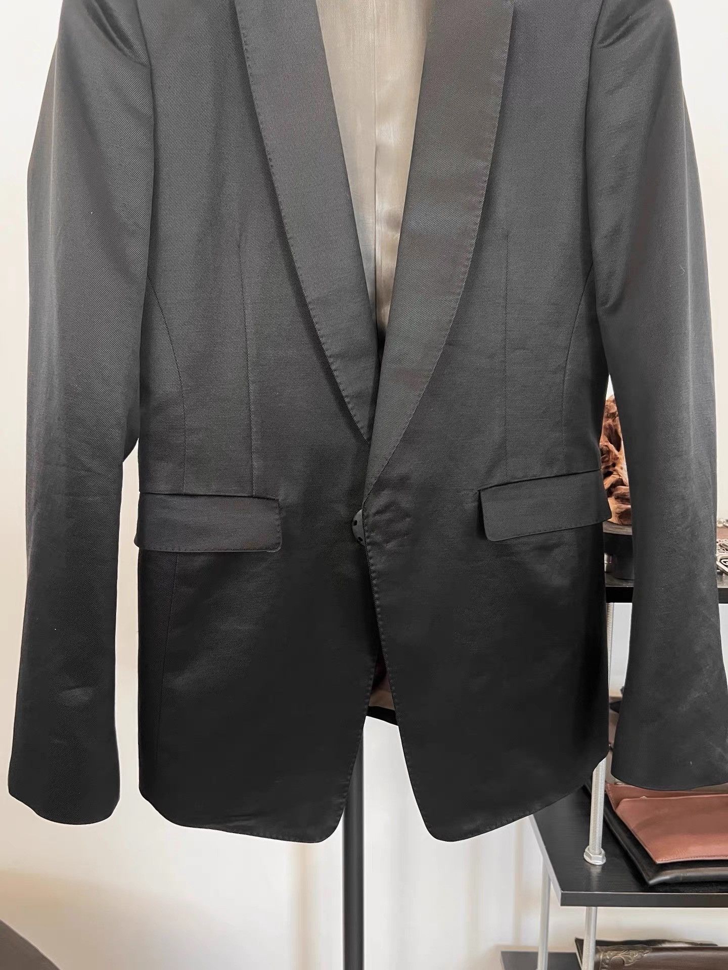 Julius Julius_7 Horikawa Taro Satin Slim Blazer K35 Size US S / EU 44-46 / 1 - 4 Thumbnail