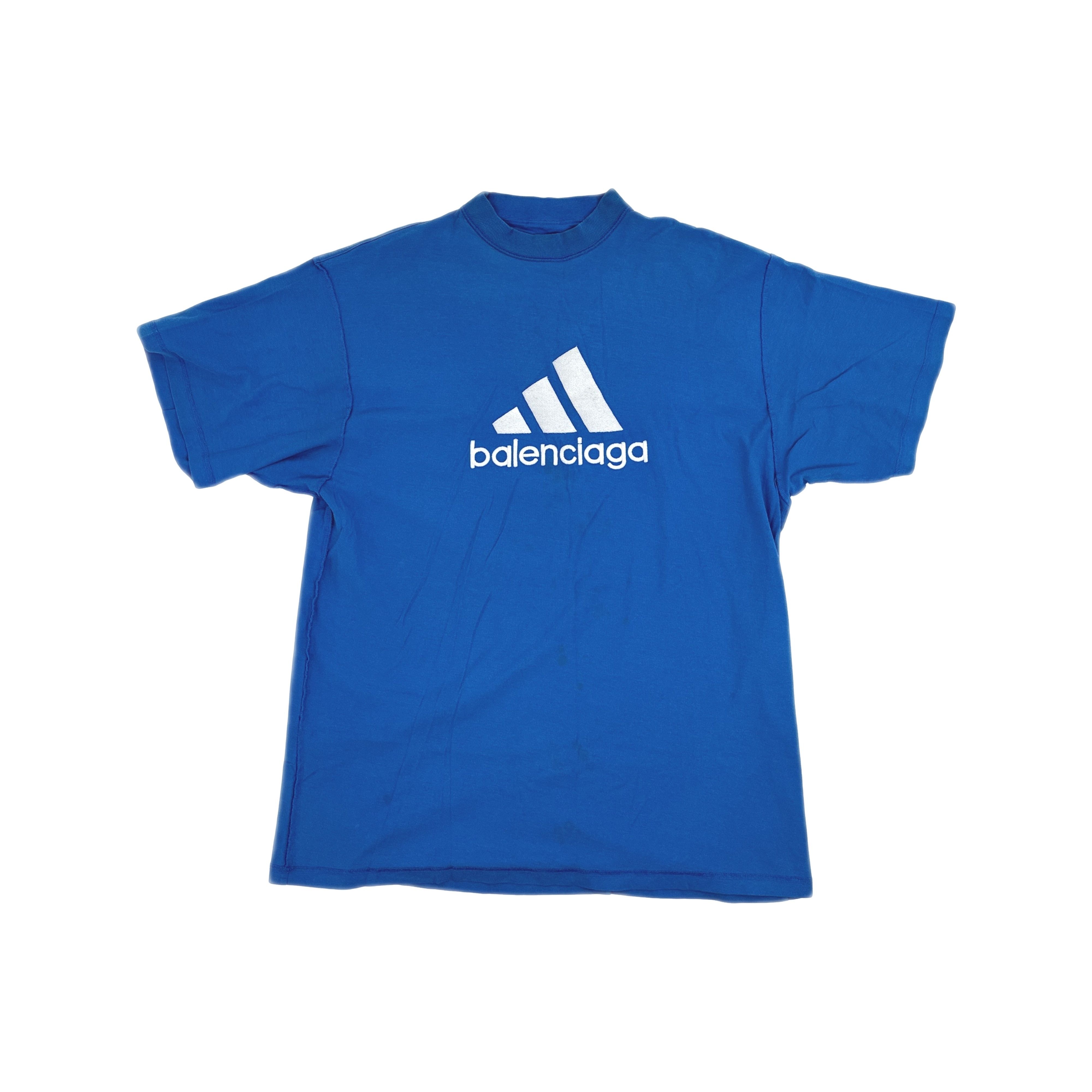 Balenciaga Balenciaga x adidas Logo Print T-Shirt Size 2 Size US M / EU 48-50 / 2 - 1 Thumbnail