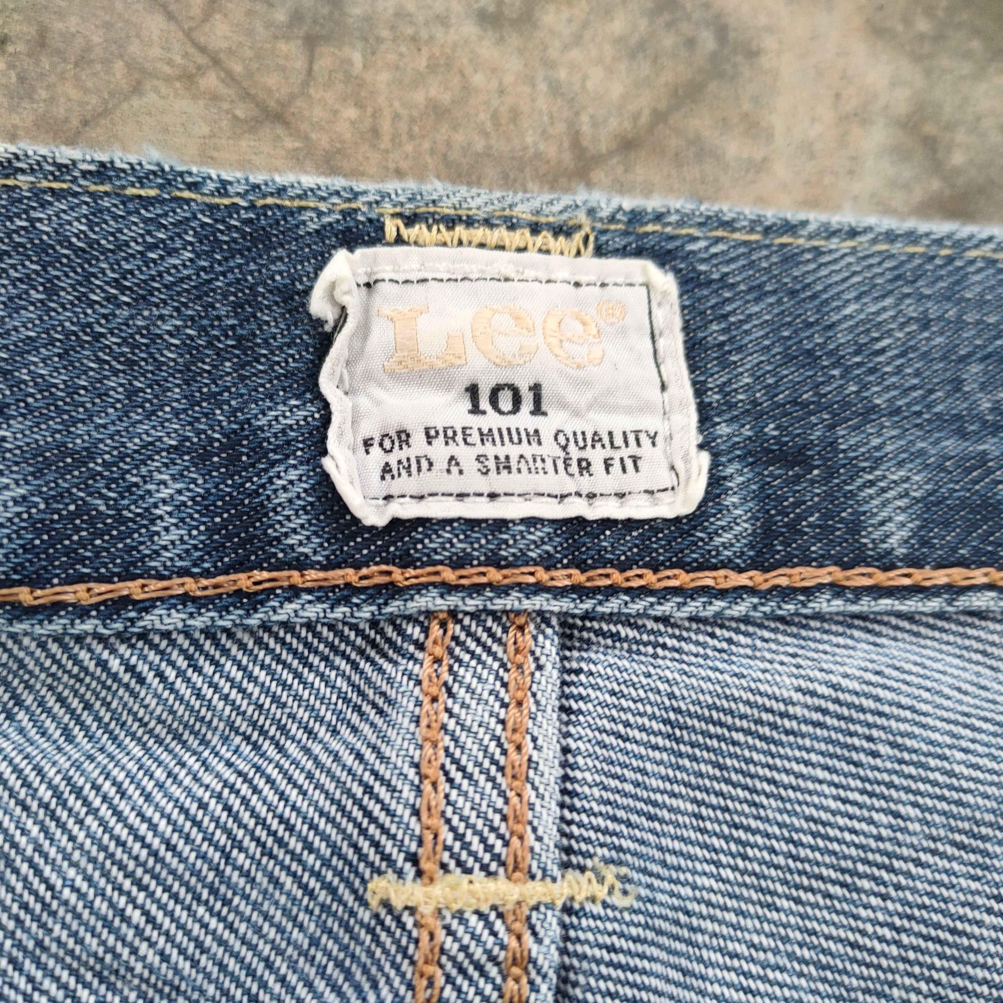 Lee VINTAGE LEE 101 FADED DISTRESSED JEANS DENIM PANTS Size US 29 - 9 Thumbnail