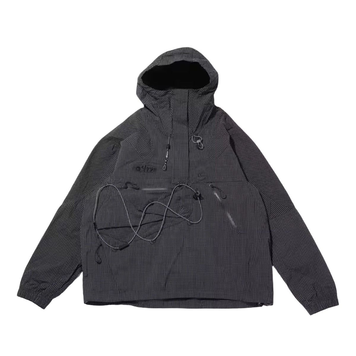 Nike × Off-White Nike X Off-White Virgil Abloh Black Anorak Jacket Men Size US M / EU 48-50 / 2 - 1 Thumbnail