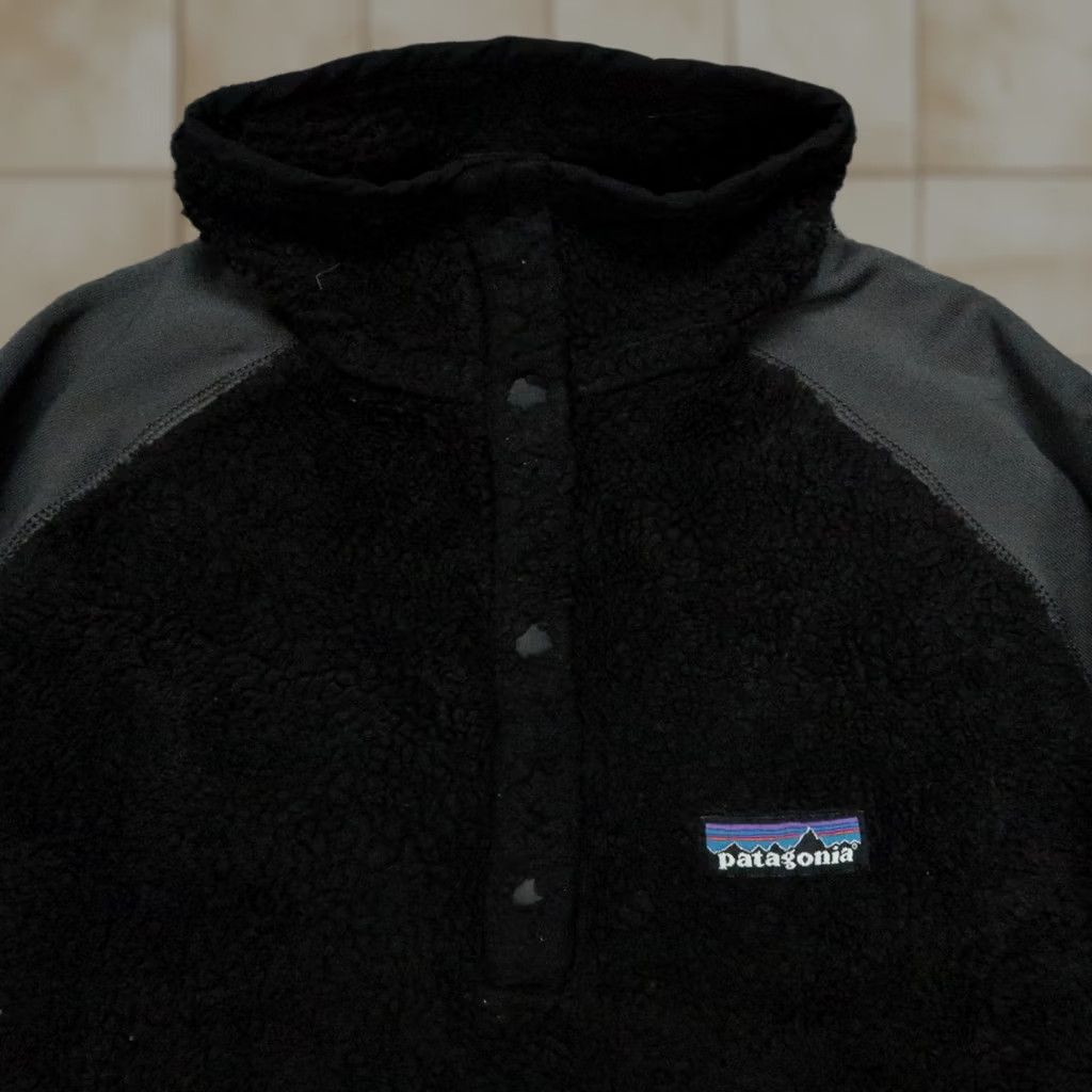 Patagonia Patagonia Jacket Mens XS Black Synchilla Fleece Snap Stand-Up Collar Basic Jacket Pockets 40in Chest Size US XS / EU 42 / 0 - 1 Thumbnail