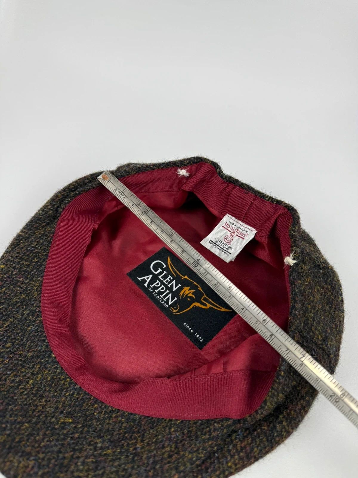 Harris Tweed Harris Tweed Glen Appin Wool Handwoven Flat Cap size S Size ONE SIZE - 12 Thumbnail