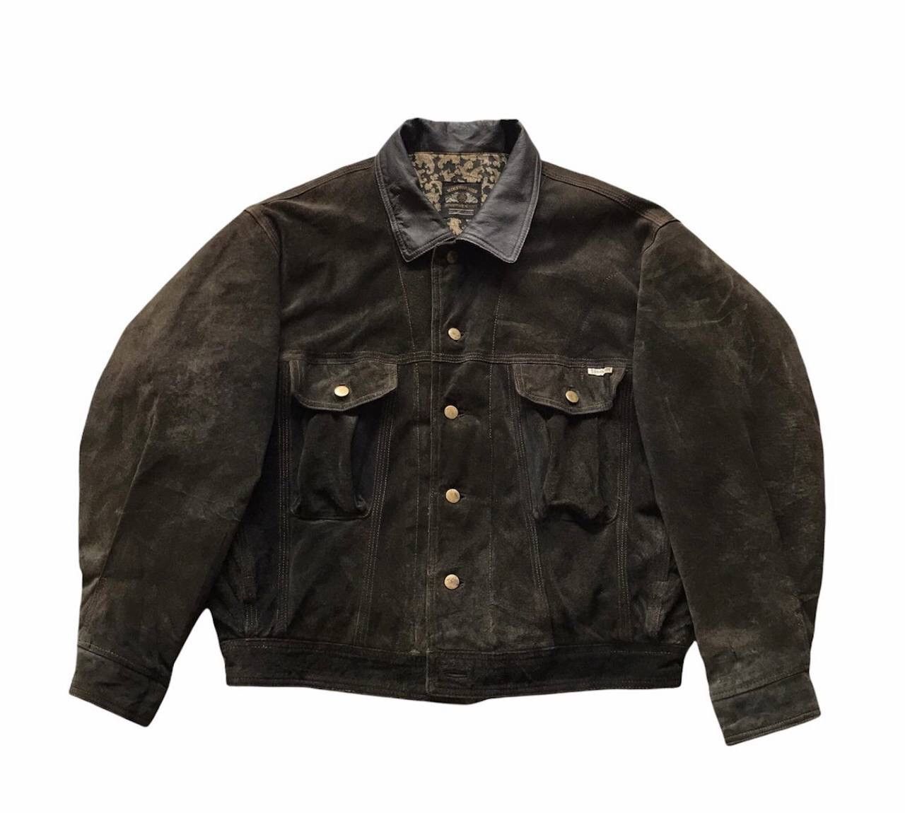 🔥FINAL DROP🔥 VTG MIKEBIRNIES LEATHER JACKET