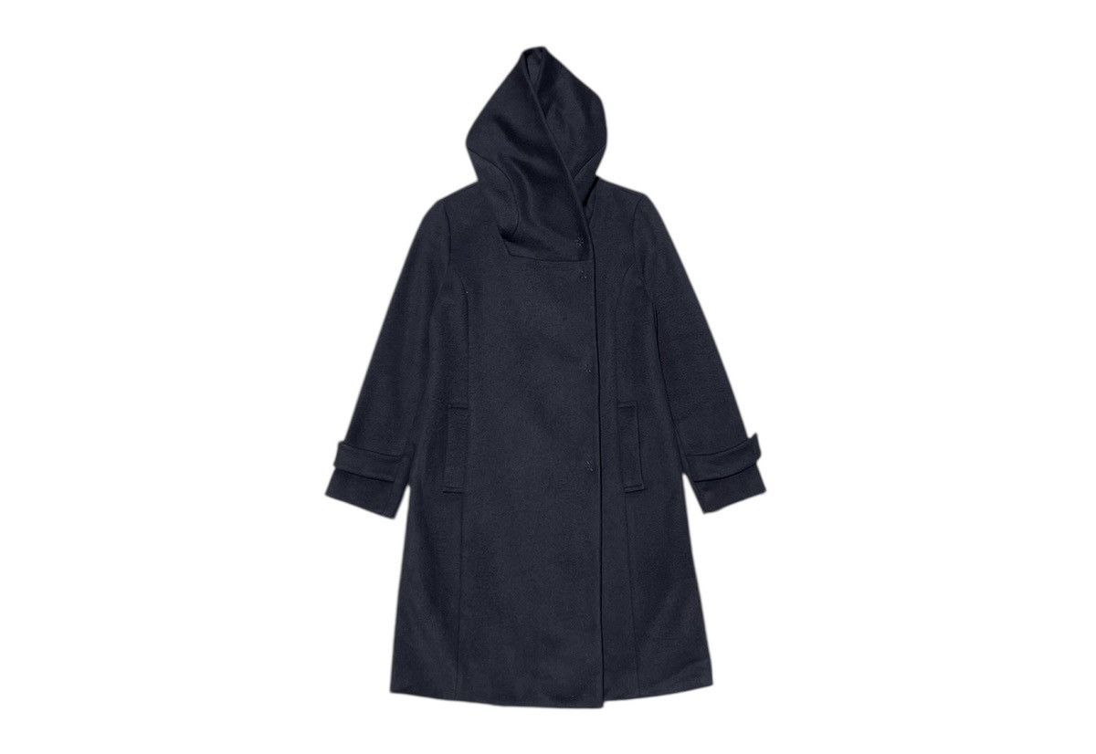 ATSURO TAYAMA 🔥Accept Binding🔥 Atsuro Tayama Black Wool Peacoat With Hood Size S / US 4 / IT 40 - 1 Thumbnail