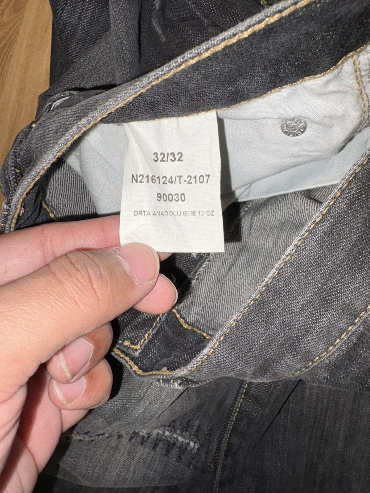 Japanese Brand Rifle Reconstructed Patchwork Jeans Orta Anadolu Denim 32x32 Size US 32 / EU 48 - 9 Thumbnail