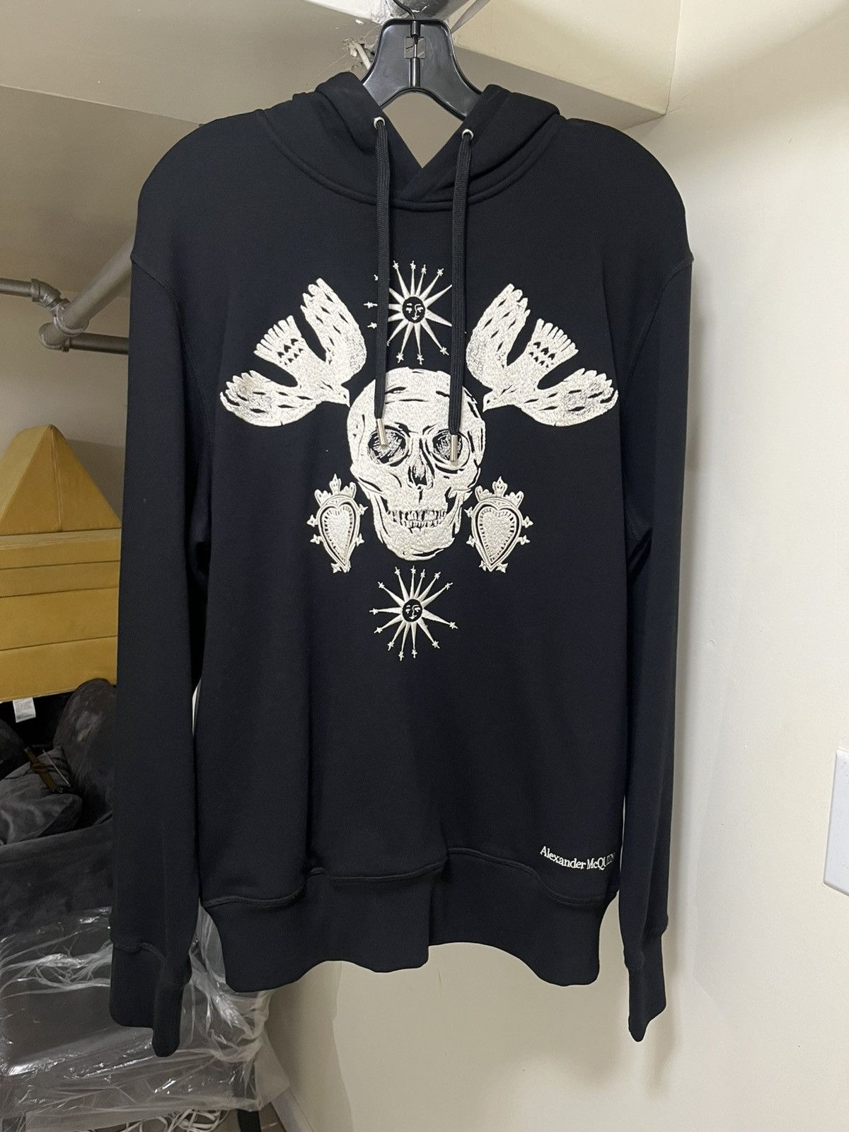 Alexander McQueen Folklore Embroidered Hoodie Sz XL Size US XL / EU 56 / 4 - 1 Thumbnail