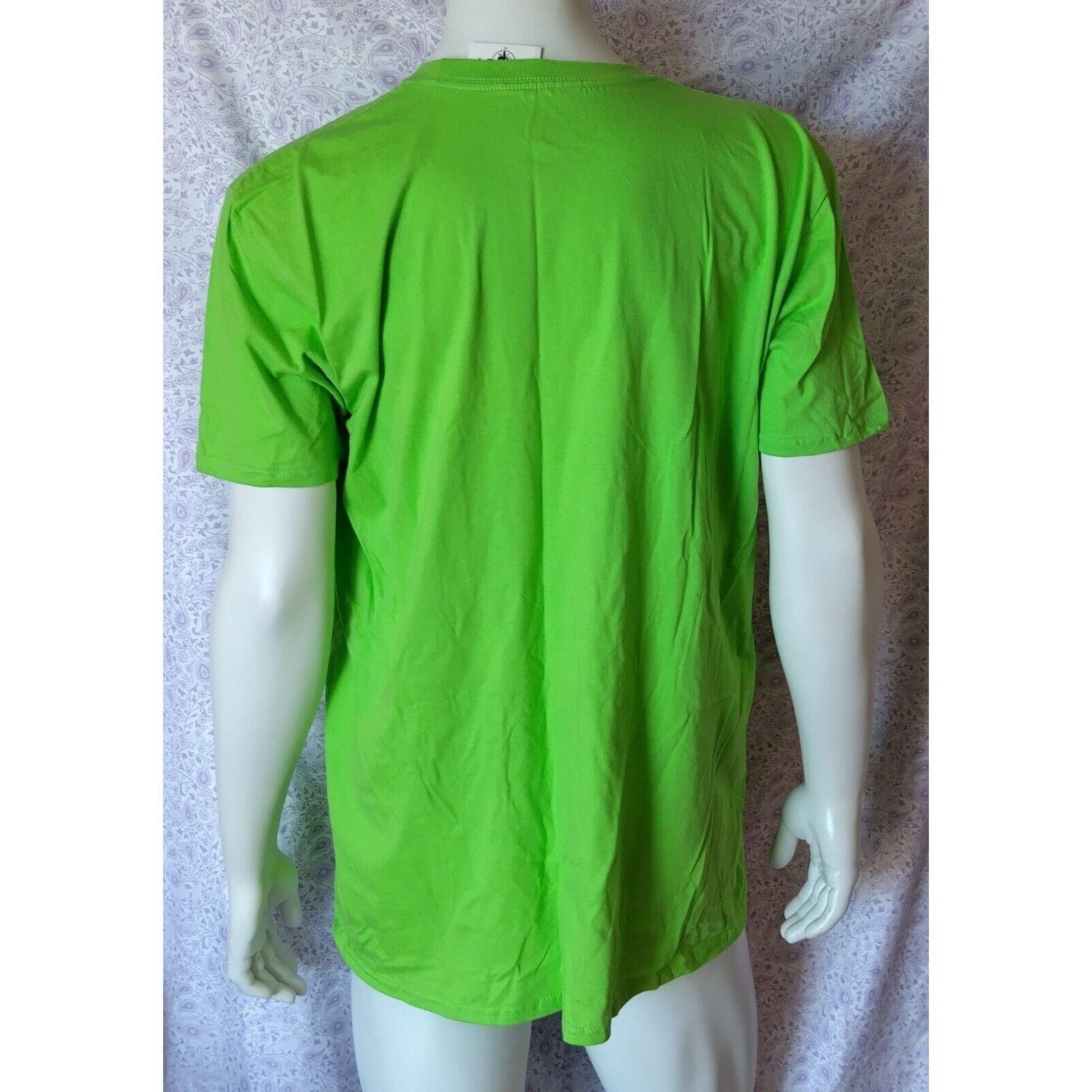 Disney NWT!! Disneyland Parks Authentic Neon Lime Green Adults Med Size M / US 6-8 / IT 42-44 - 2 Thumbnail