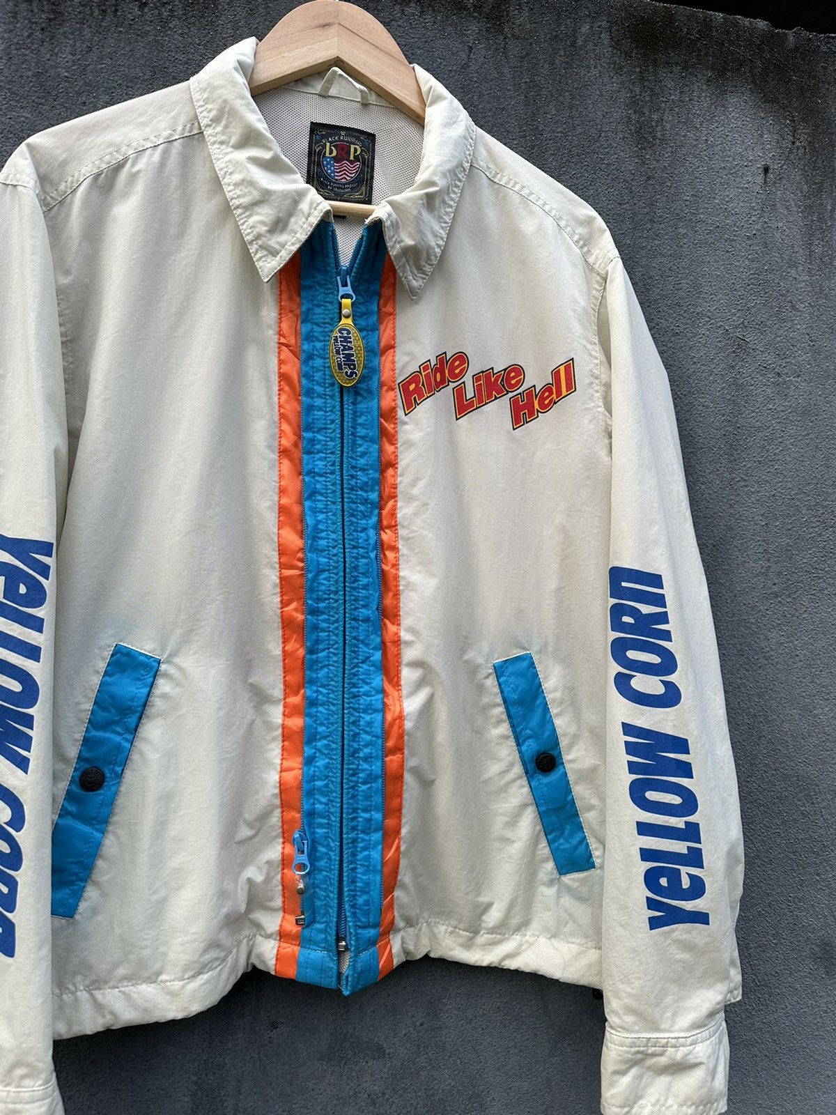 YELLOW CORN 👹Yellow Corn RIDE LIKE HELL Detroit Style Jacket Size US L / EU 52-54 / 3 - 5 Thumbnail