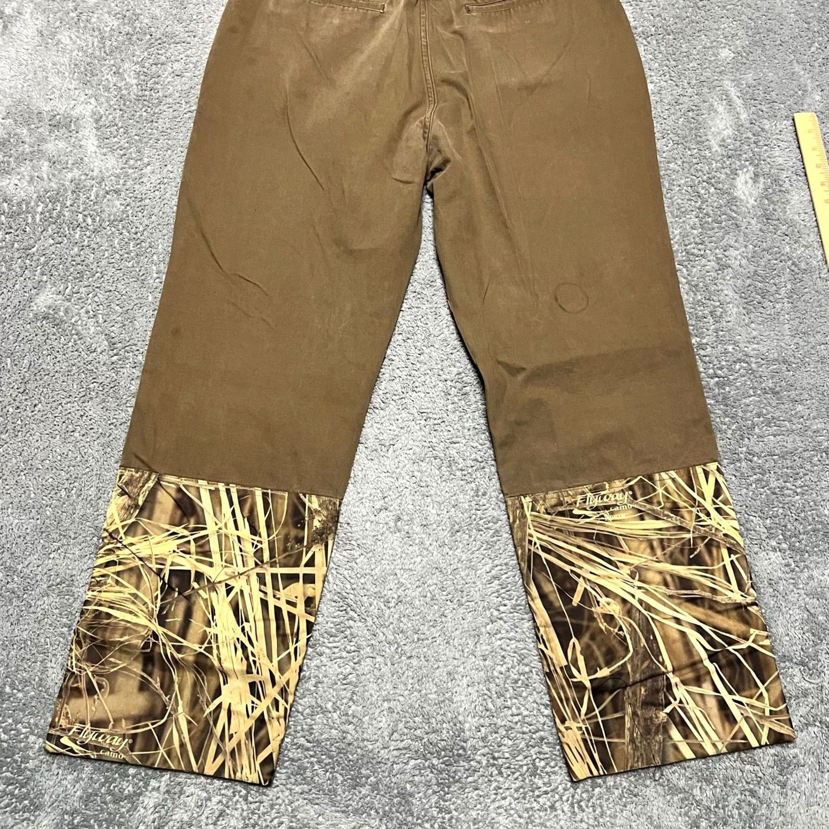 Vintage Mountain Prairie Pants Mens 38 Camo Flyway Brown Hunting Chino 29in Inseam Brown Mens Size US 36 / EU 52 - 4 Thumbnail