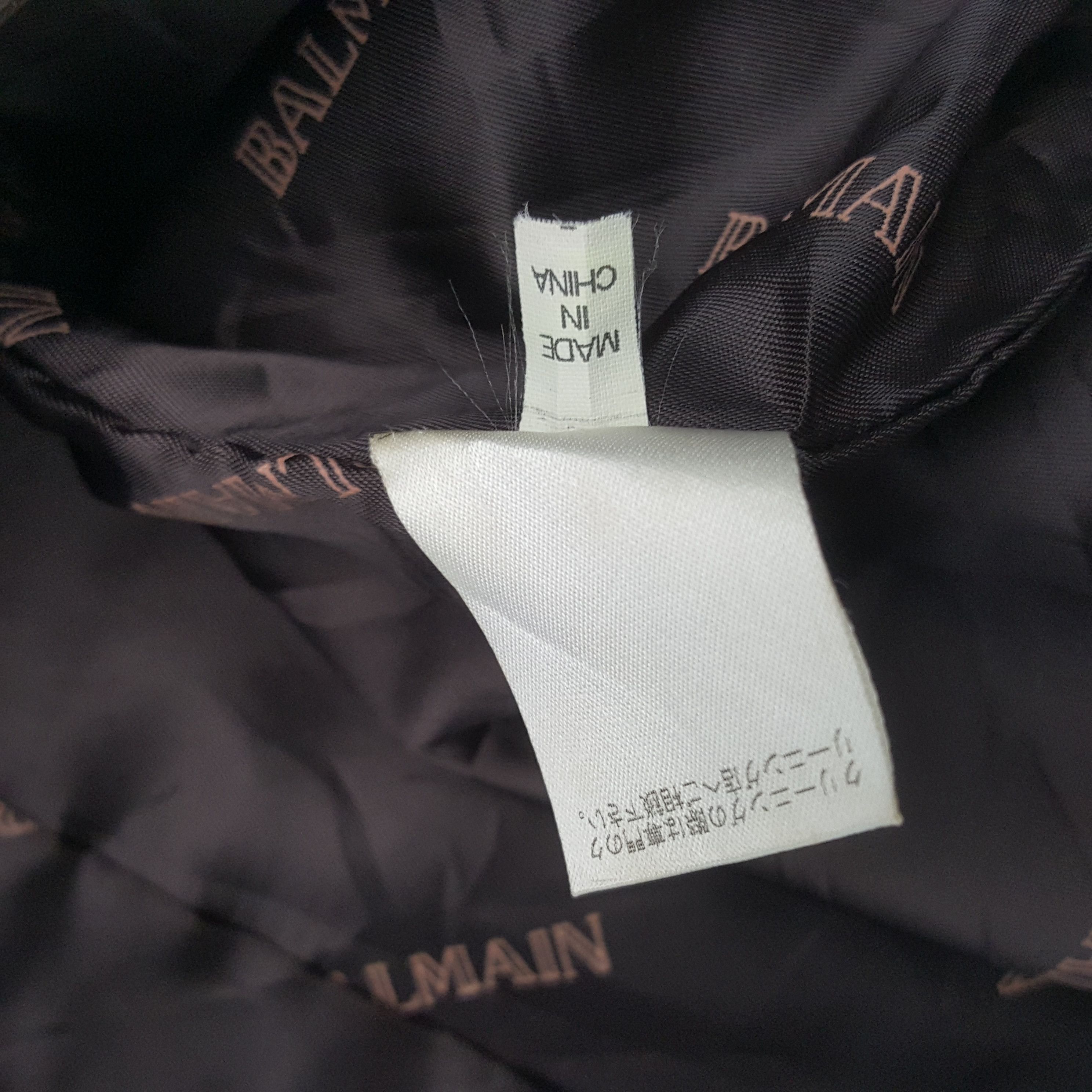 Designer Vintage Balmain Button Up Jacket Size XXS / US 00 / IT 34 - 9 Thumbnail