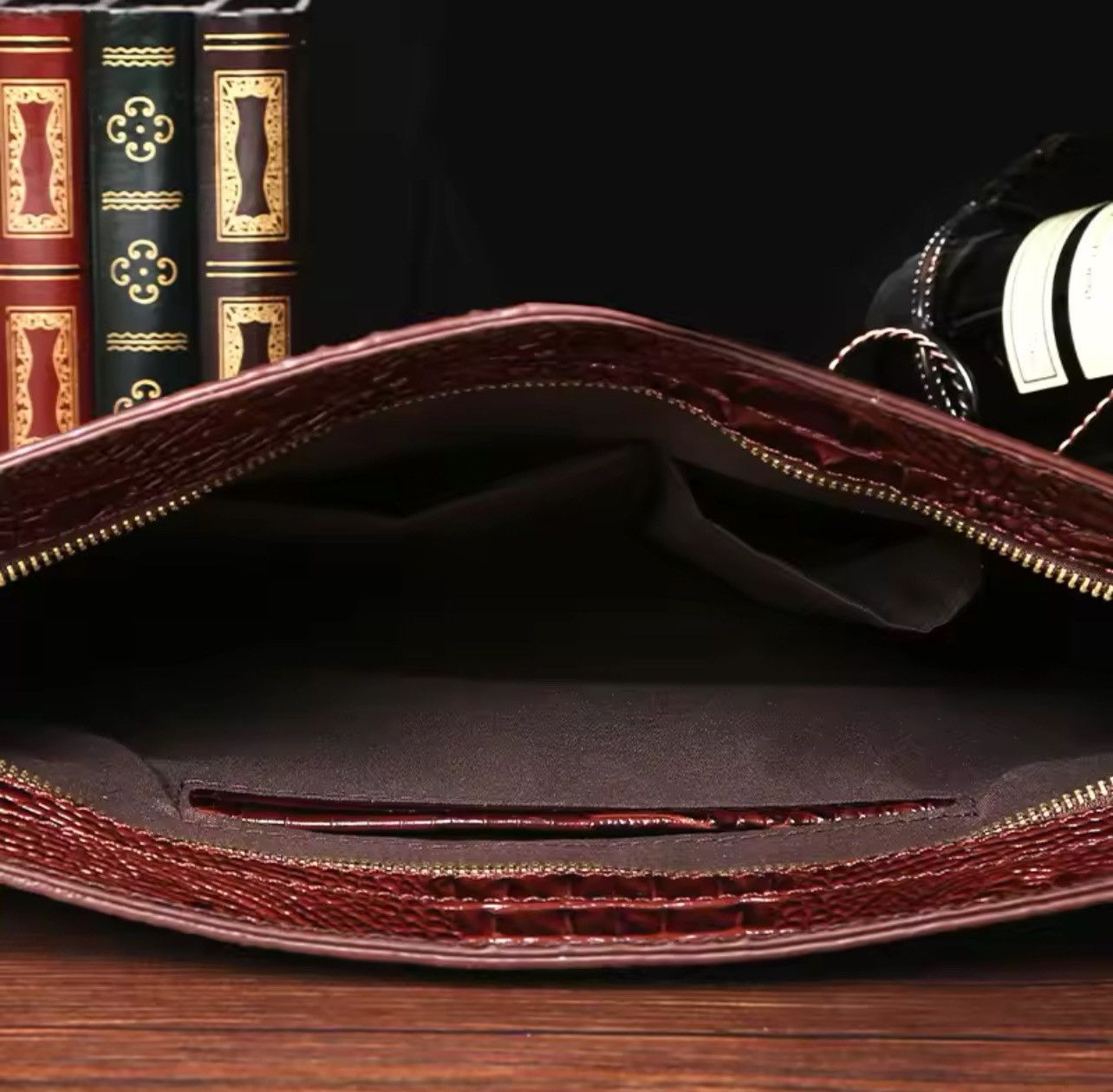 Leather PU Leather Clutches Bag Size ONE SIZE - 4 Thumbnail