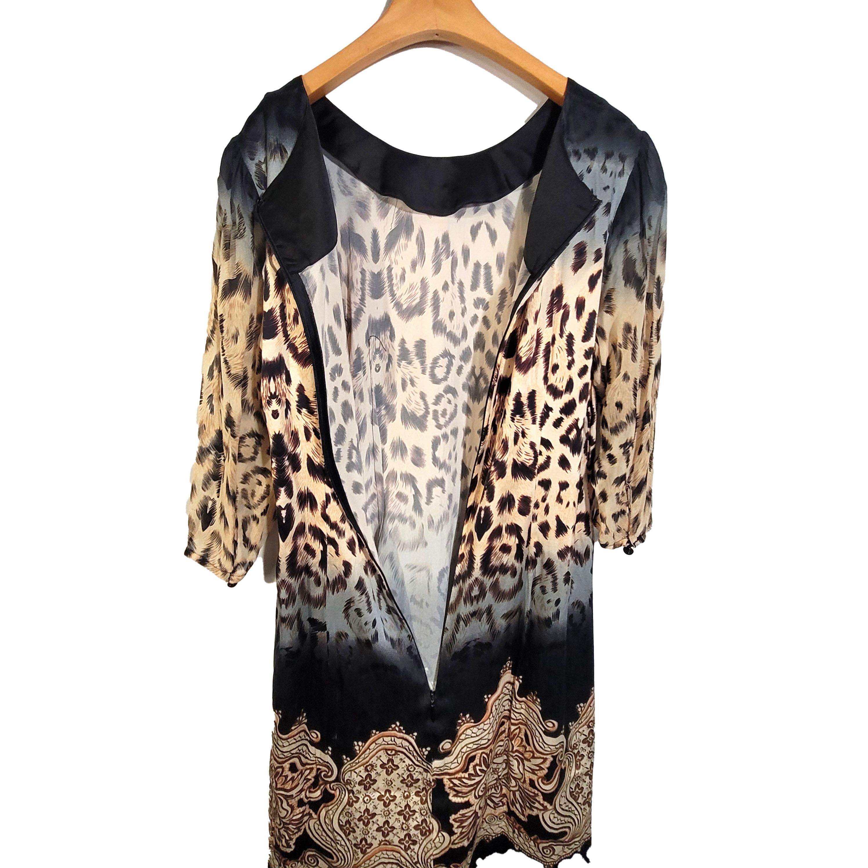 Other Women's Size XS Silk Short Sleeve Dress SAE183 Size XS / US 0-2 / IT 36-38 - 3 Thumbnail