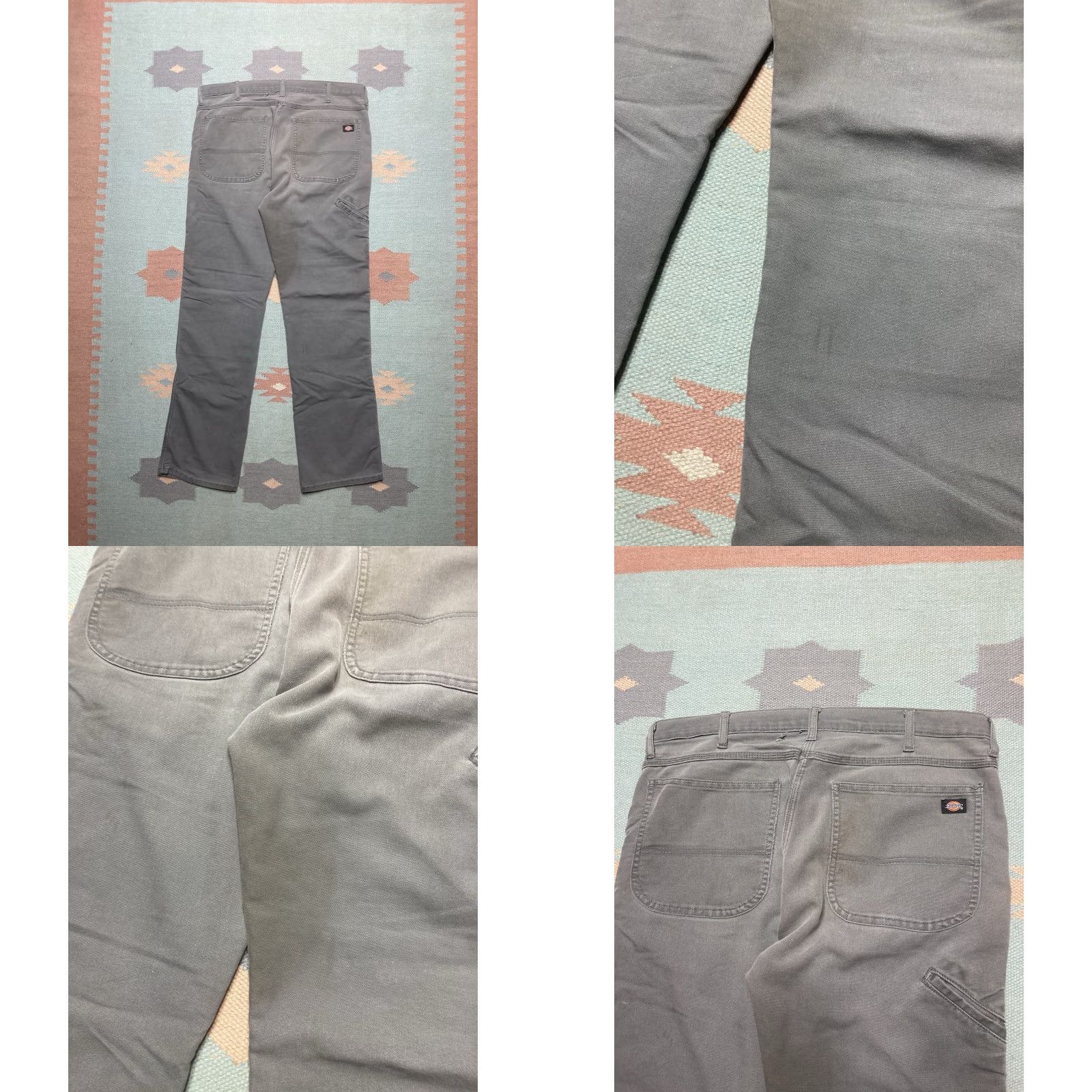 Dickies **Dickies Gray Worn Stained 36x33 Carpenter Pants** User: Dickies Gray Worn Stained 36x33 Carpenter Pants Size US 36 / EU 52 - 8 Thumbnail