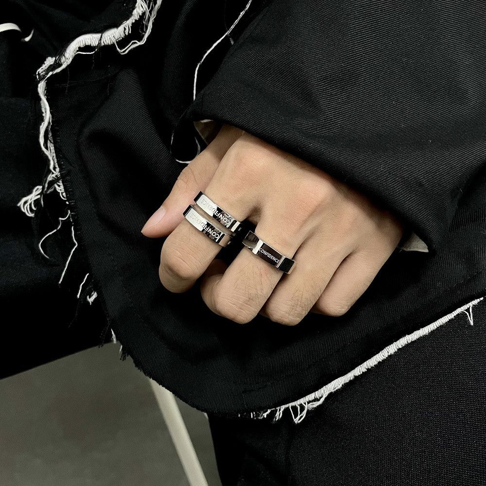 Jewelry Vintage Jewelry Rings Open Size Chrome Ring (Size 7-13) Size ONE SIZE - 1 Thumbnail