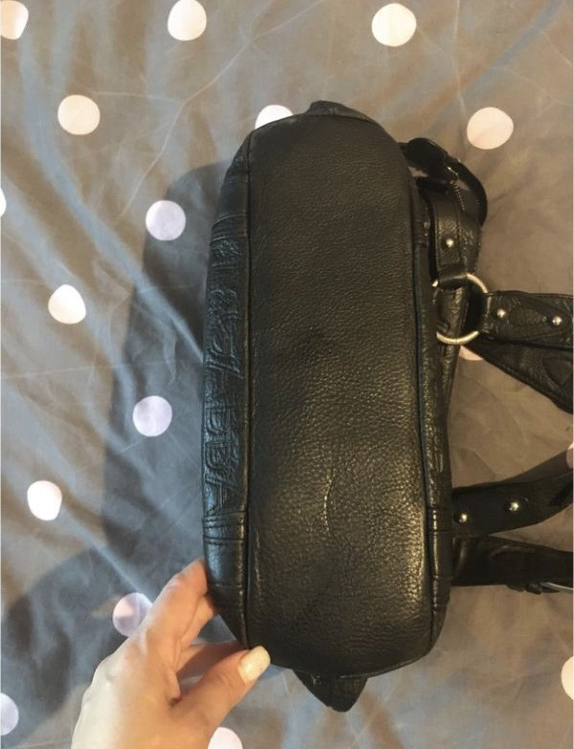 Dolce & Gabbana × Japanese Brand × Vintage Vintage Dolce & Gabbana leather monogram tote bag Size ONE SIZE - 4 Thumbnail