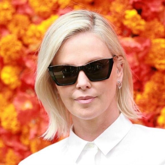 Saint Laurent Paris Saint Laurent SL369 KATE 001 Sunglasses Black Cat Eye Frame Size ONE SIZE - 9 Thumbnail