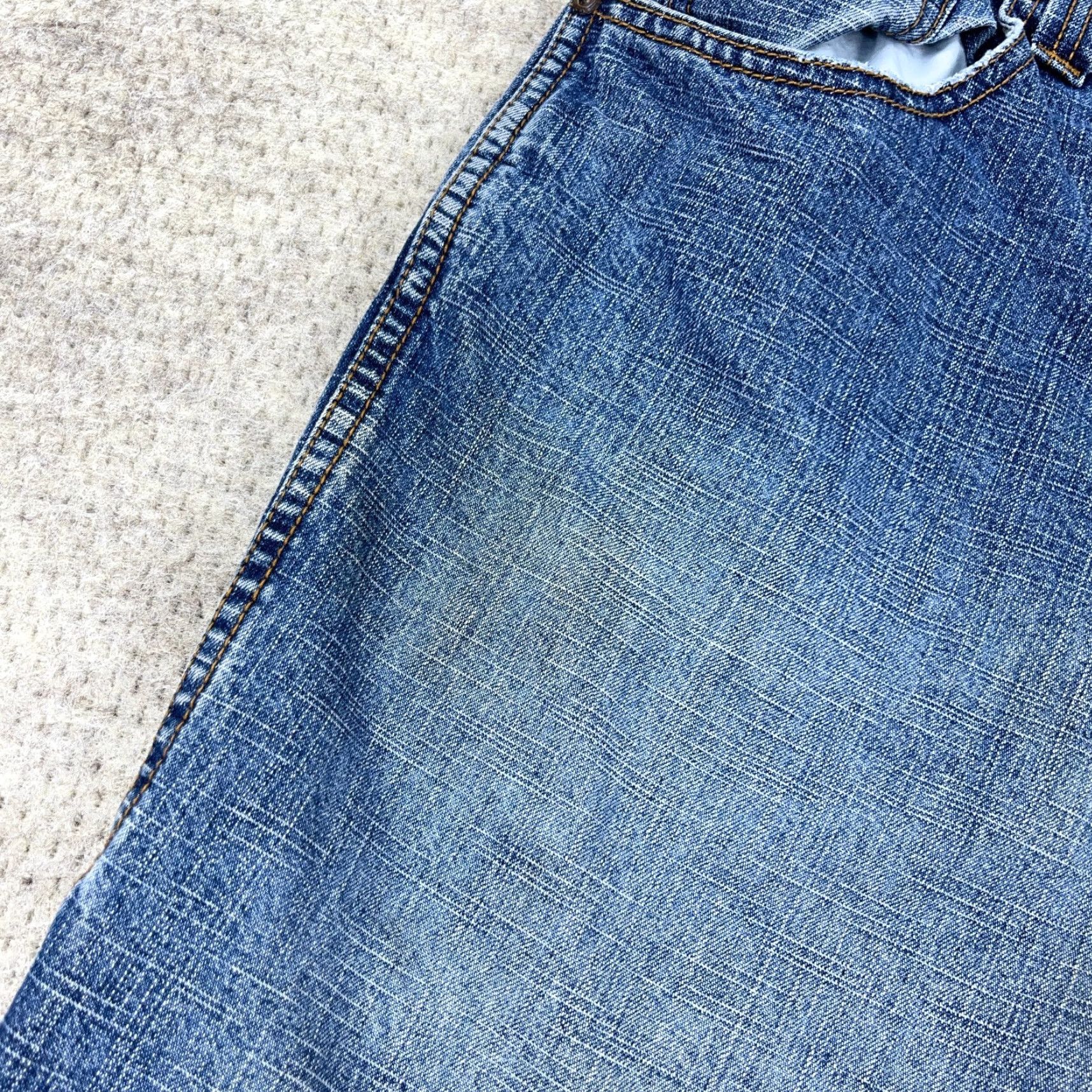 Vintage Vintage US Polo Assn Shorts Men 38 Bermuda Denim Blue 90s Grunge Hip Hop Hipster Rockabilly Classic 5-Pocket Relaxed Baggy Casual Travel Workwear Mens Size US M / EU 48-50 / 2 - 7 Thumbnail