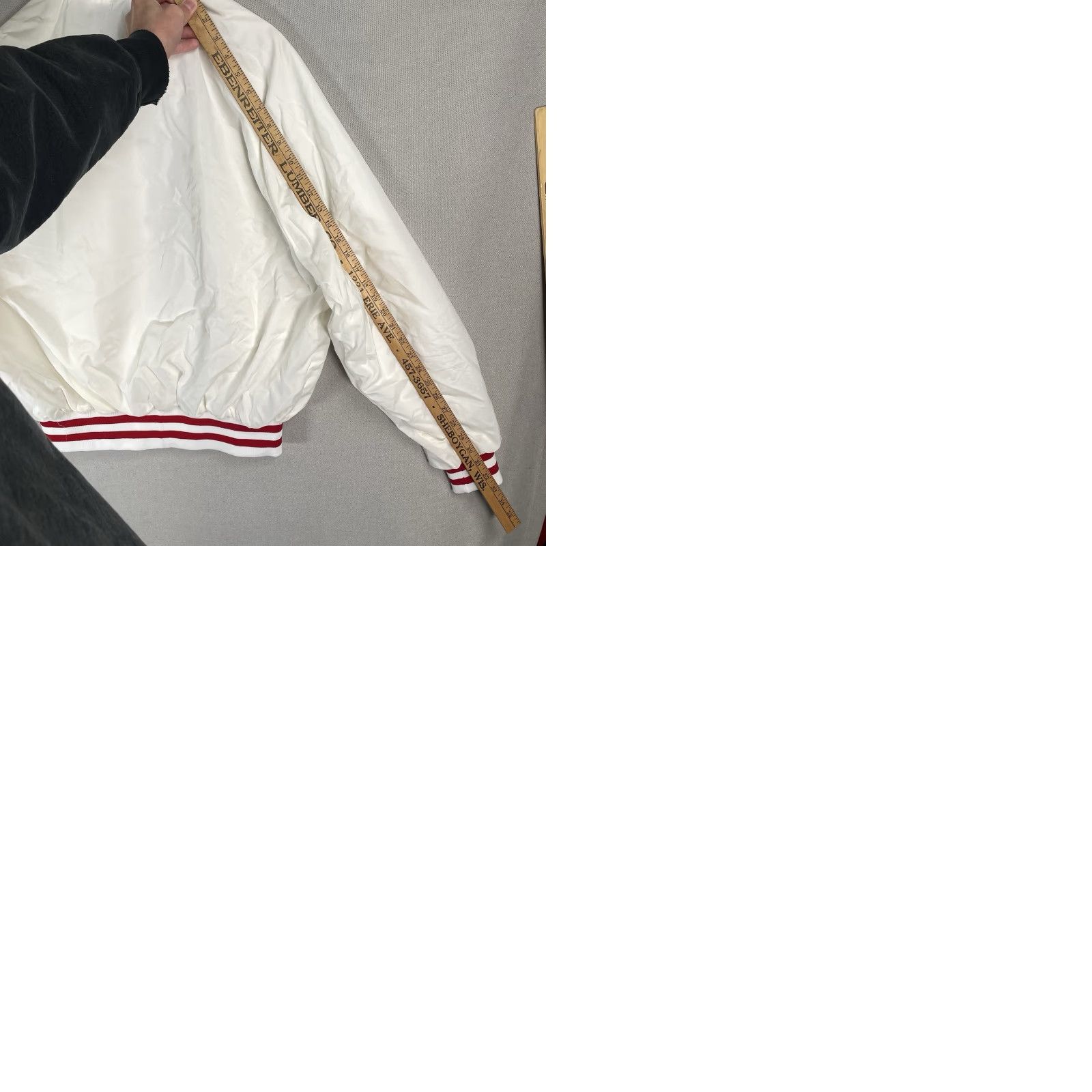 Vintage VINTAGE 80s 90s Wisconsin Professional Fire Fighters Jacket Mens XL King Louie Bomber White Nylon 80s 90s Theme Mens XL King Louie Jacket Size US XL / EU 56 / 4 - 9 Thumbnail