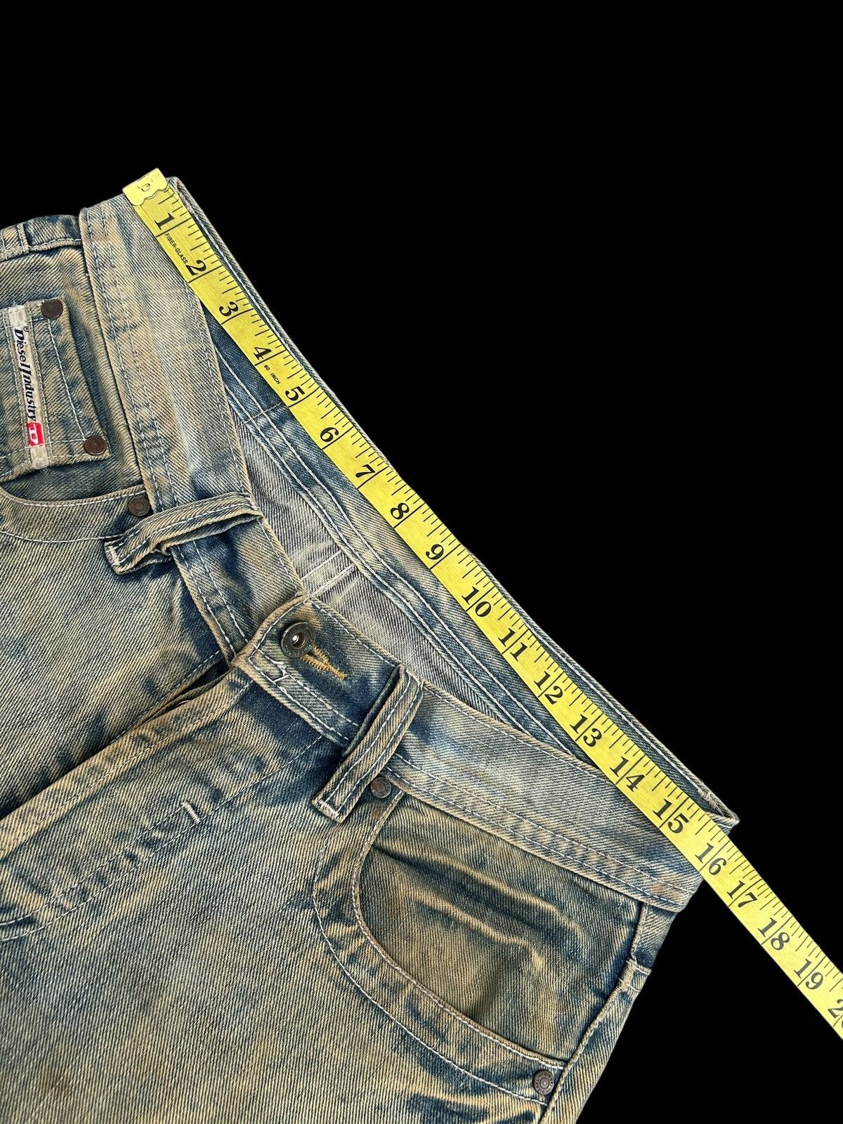 Kapital Vintage Diesel Big Logo Distressed Dirty Denim jeans Size US 32 / EU 48 - 19 Thumbnail