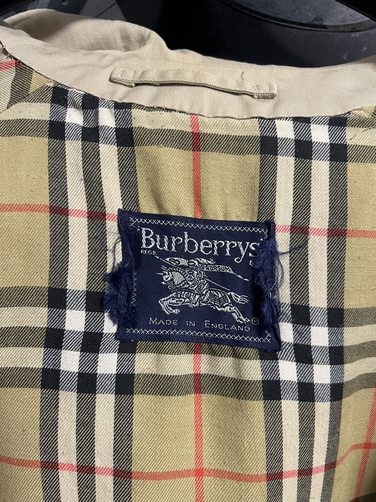 Burberry Vintage Burberrys England Men's Beige Nova Check Jacket Size US M / EU 48-50 / 2 - 8 Thumbnail