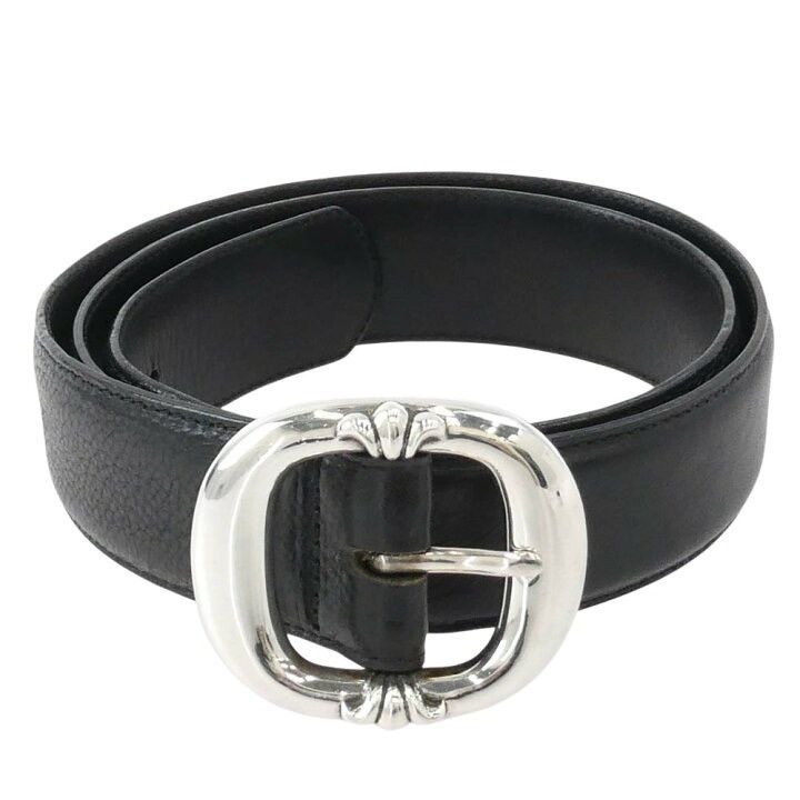 Chrome Hearts Chrome Hearts 1.5 OTJ Square Filigree Buckle Leather