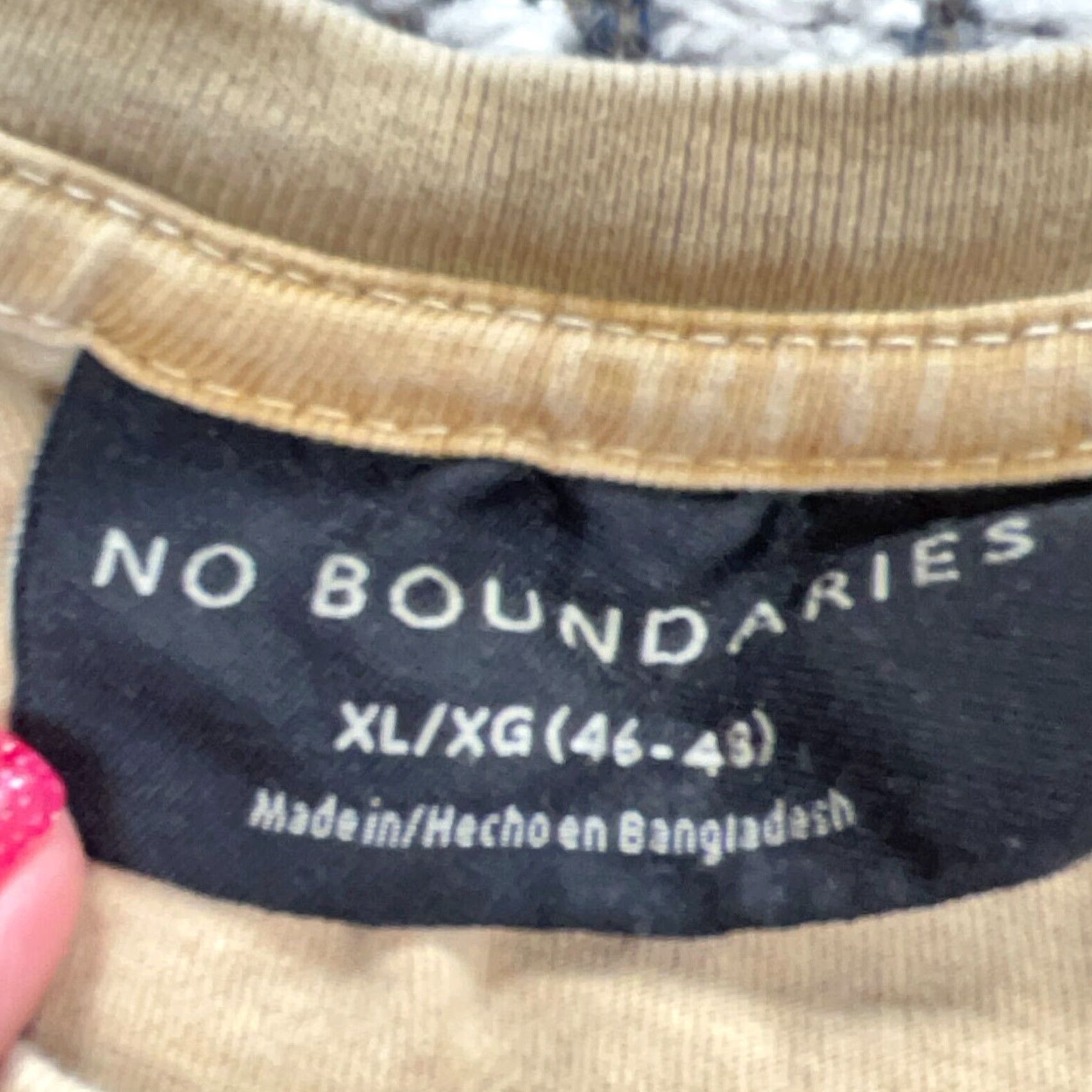 Vintage VINTAGE No Boundaries Shirt Men XL Tan Tee Anime Y2K 2000s Cyber Skate Mall Size US XL / EU 56 / 4 - 3 Thumbnail