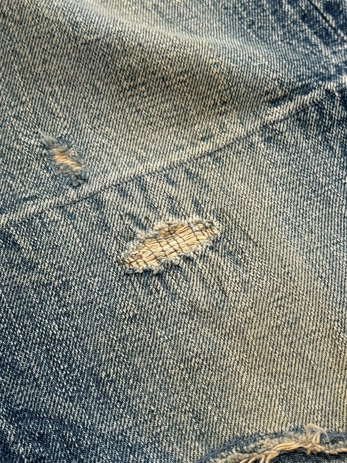 Kapital OG KIRO Kountry Boro Distressed Denim Size US 34 / EU 50 - 9 Thumbnail