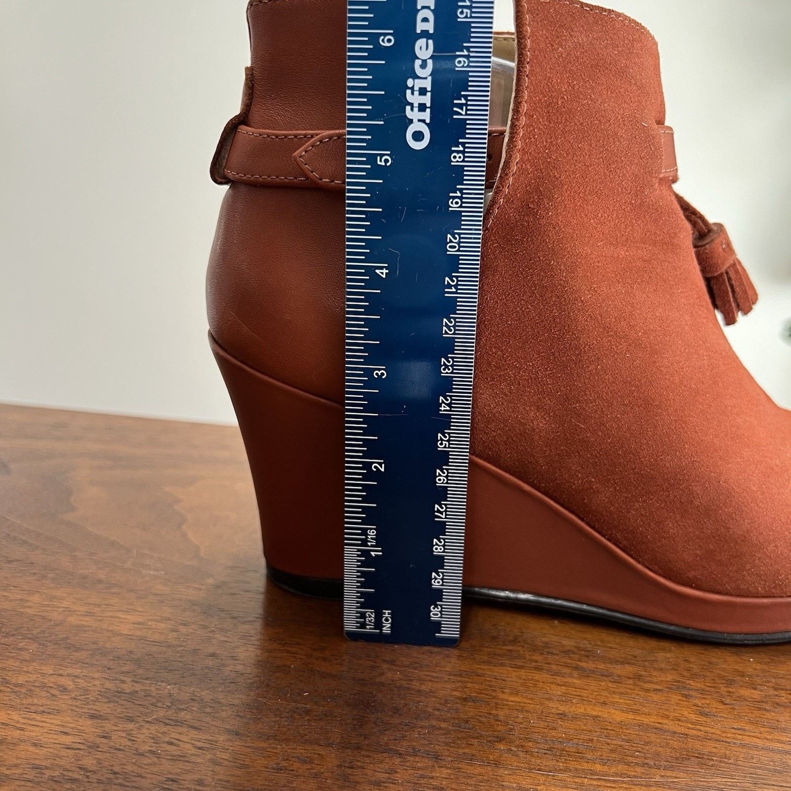Wolverine Wolverine Samantha Pleet 8B Suede Wedge Bootie 1000 Mile Size US 8 / IT 38 - 6 Thumbnail