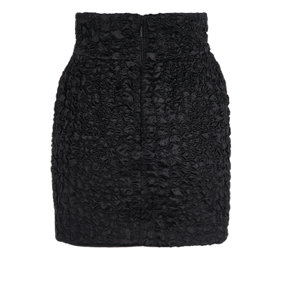 Saint Laurent Paris o1y0126 Mini Skirt in Black Size 28" / US 6 / IT 42 - 2 Thumbnail