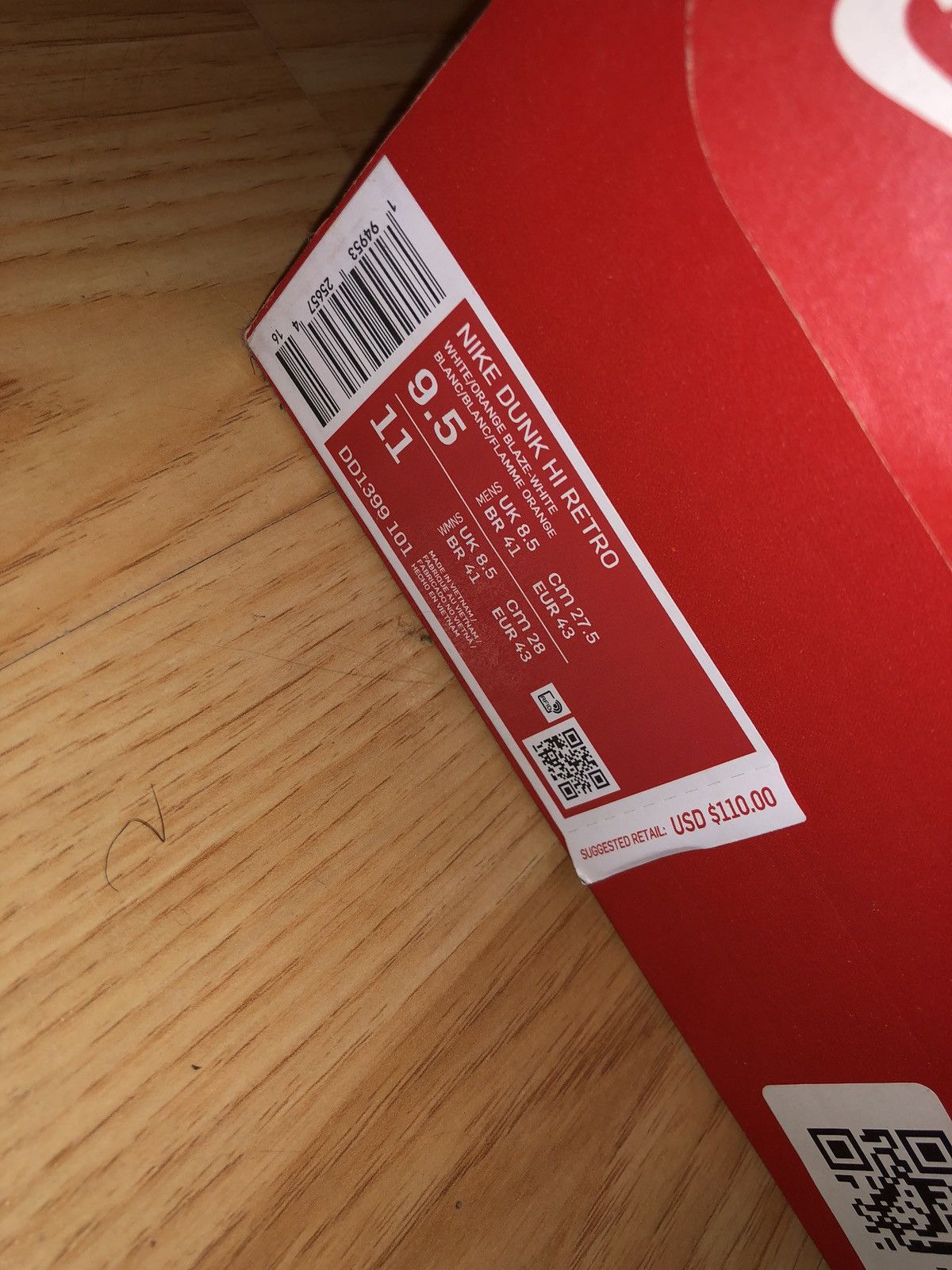 Nike Nike Dunk High SP 'Syracuse' 2021 Size - 9.5 Size US 9.5 / EU 42-43 - 8 Thumbnail